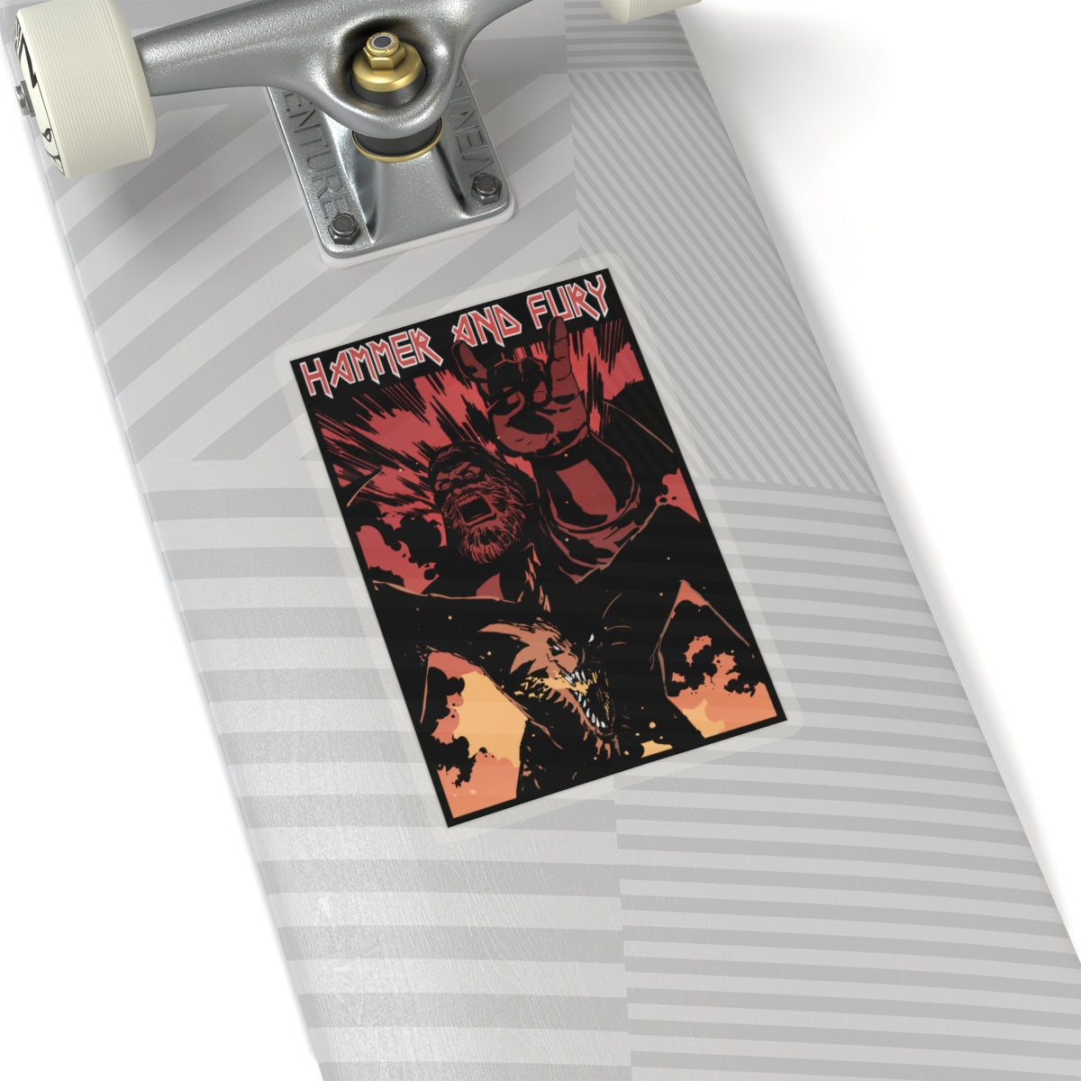 Hammer and Fury Vinyl Stickers