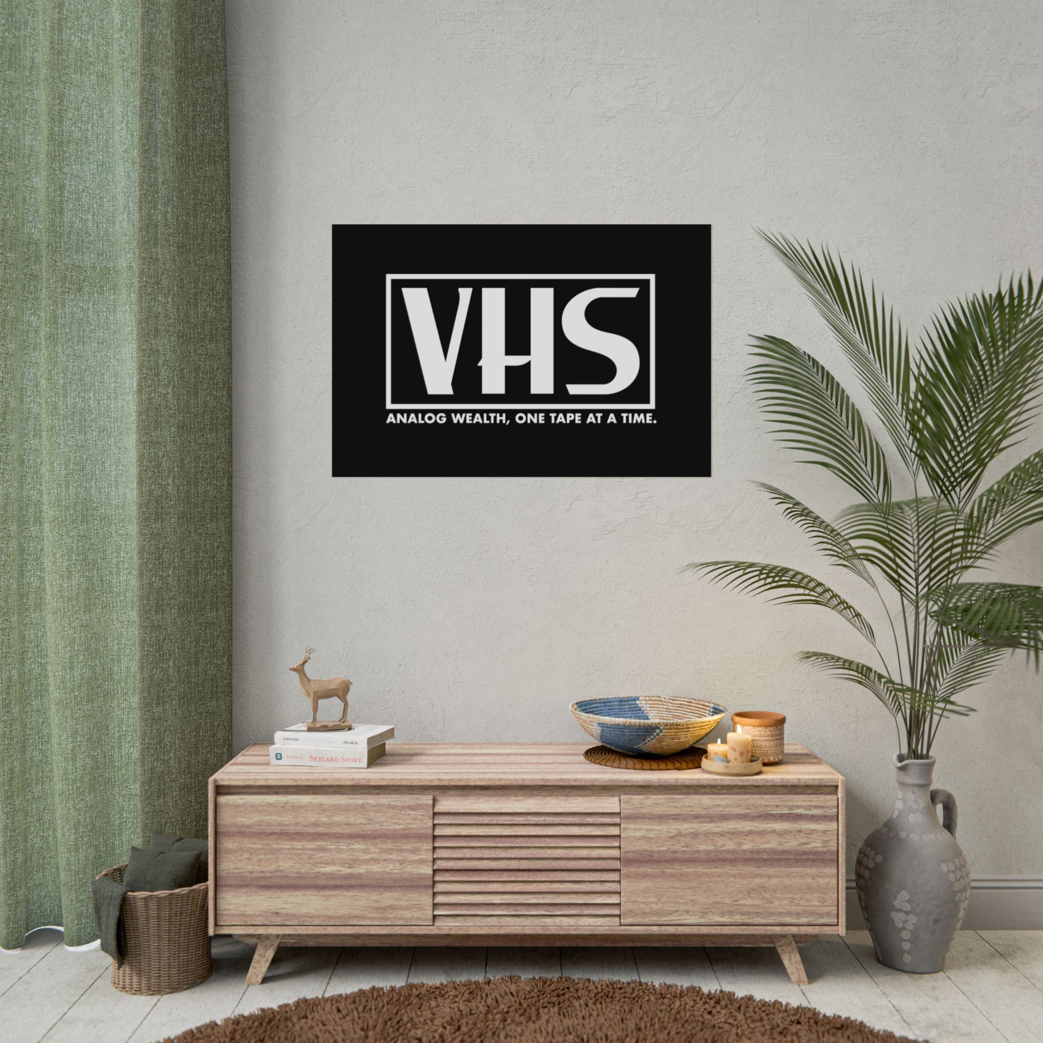 Analog Wealth VHS Art Print