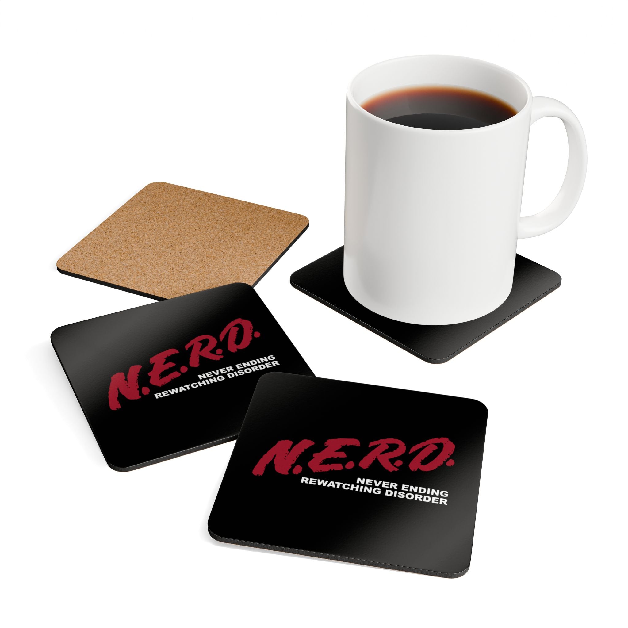 N.E.R.D Corkwood Coaster Set