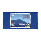 AA Stamp Beach Towel