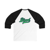 Team Green Long Sleeve Baseball Tee