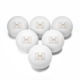 Stay on Target Ping Pong Balls, 6 pcs