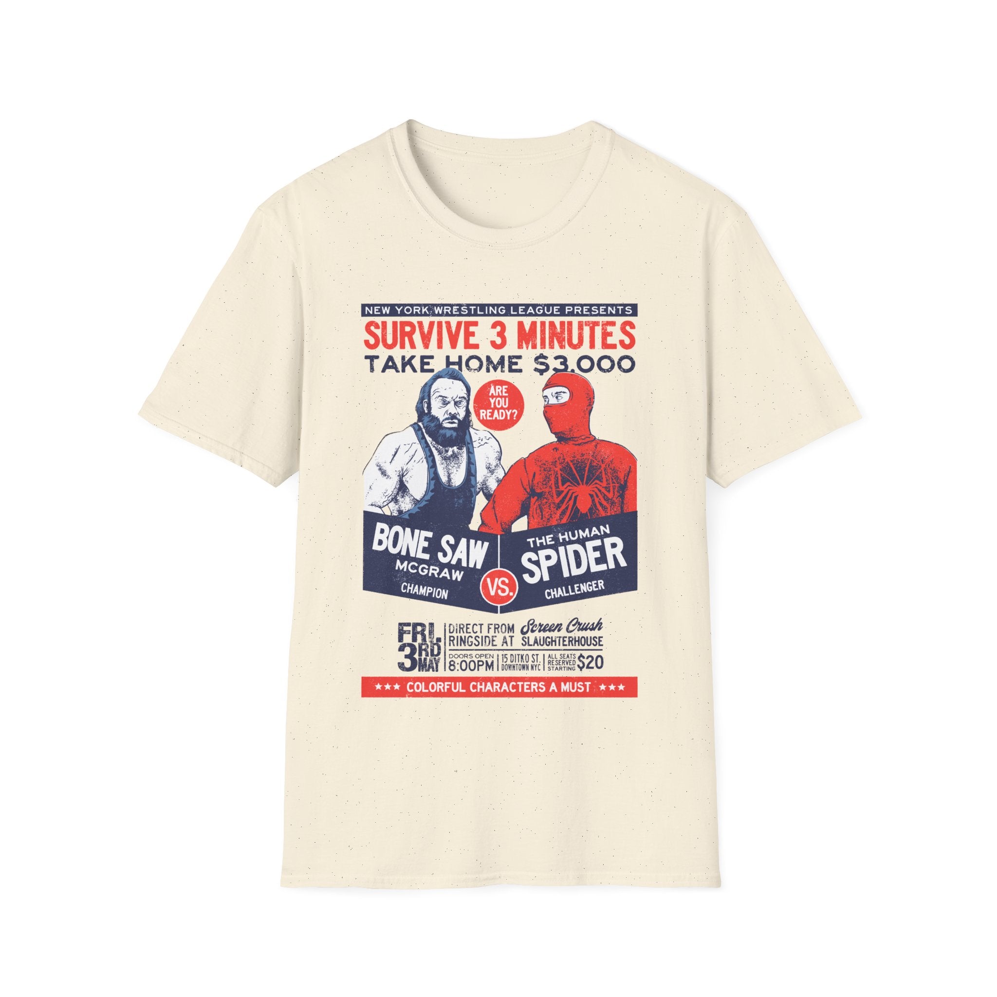 Bone Saw Wrestling T-Shirt