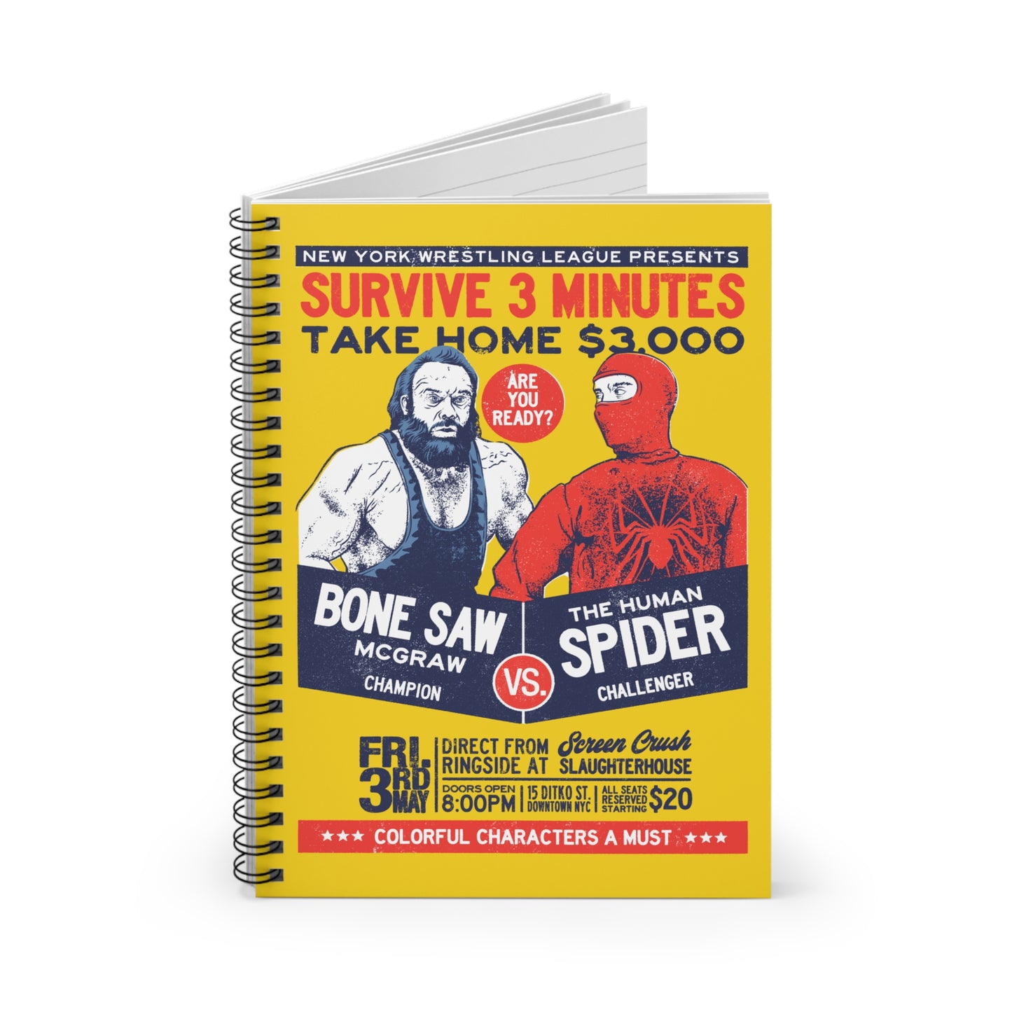 Bone Saw: Spiral Notebook - Ruled Line