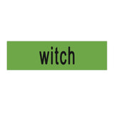 Witch Graphic Bumper Sticker