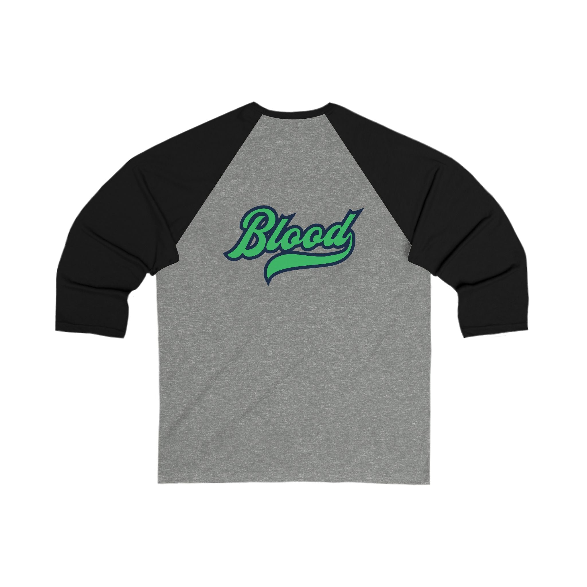 Team Green Long Sleeve Baseball Tee
