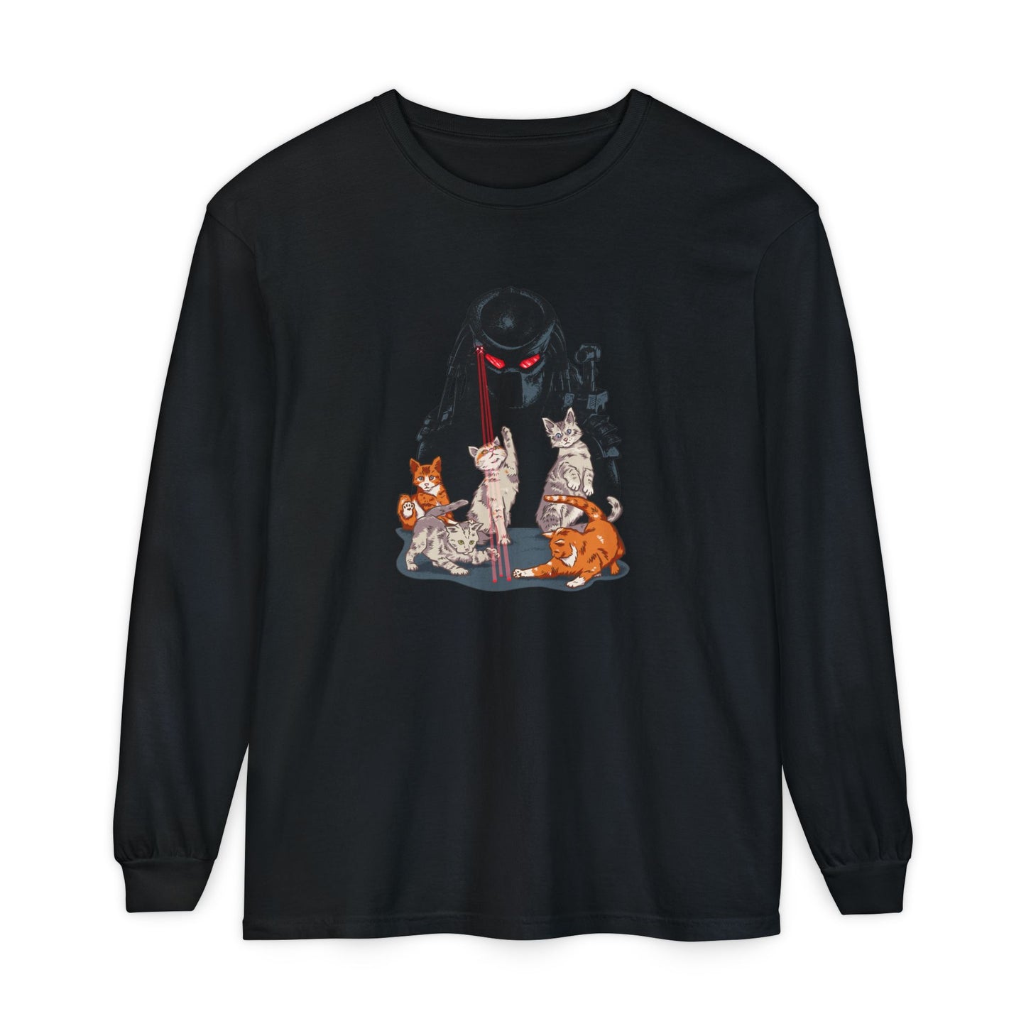 Laser Cat Long Sleeve T-Shirt