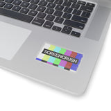 Screencrush Color Bars Kiss Cut Stickers
