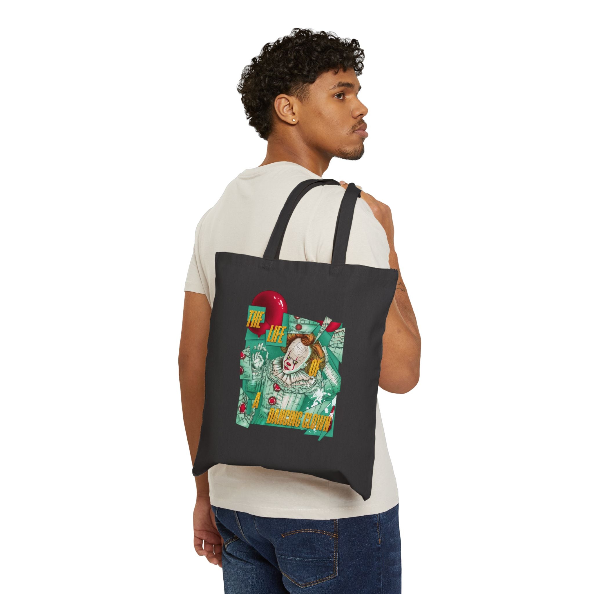 The Life of a Dancing Clown Tote Bag