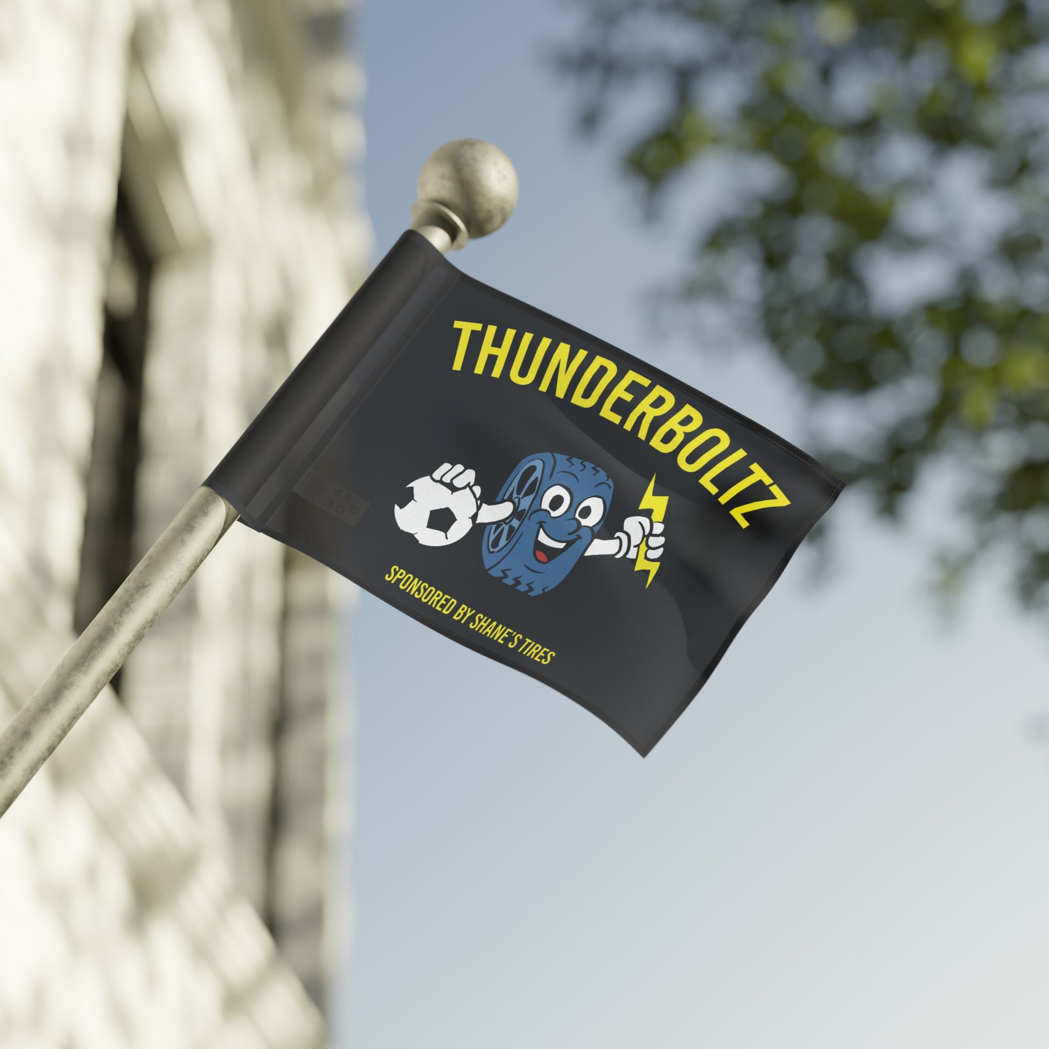 Thunderboltz Soccer Target Flag
