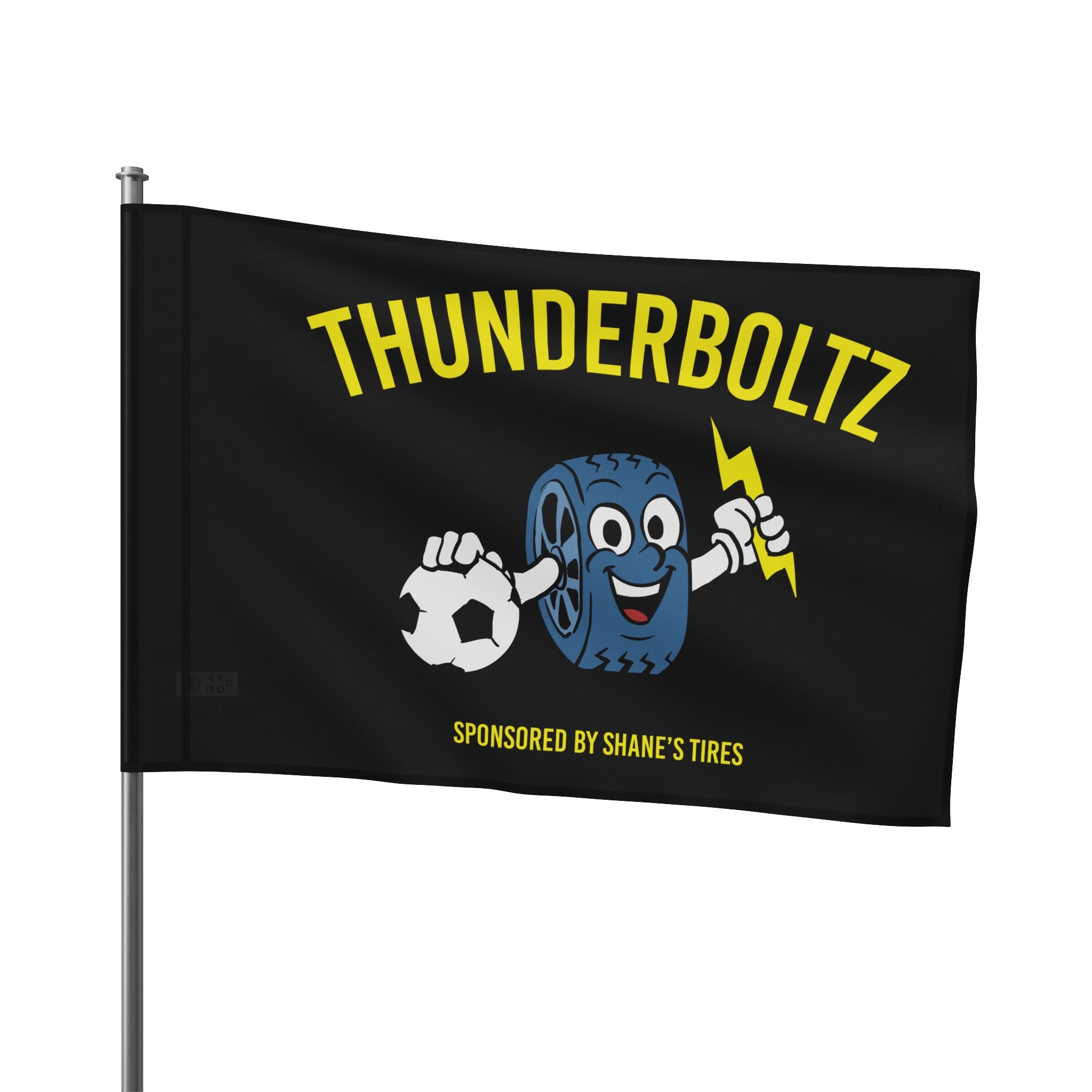 Thunderboltz Soccer Target Flag