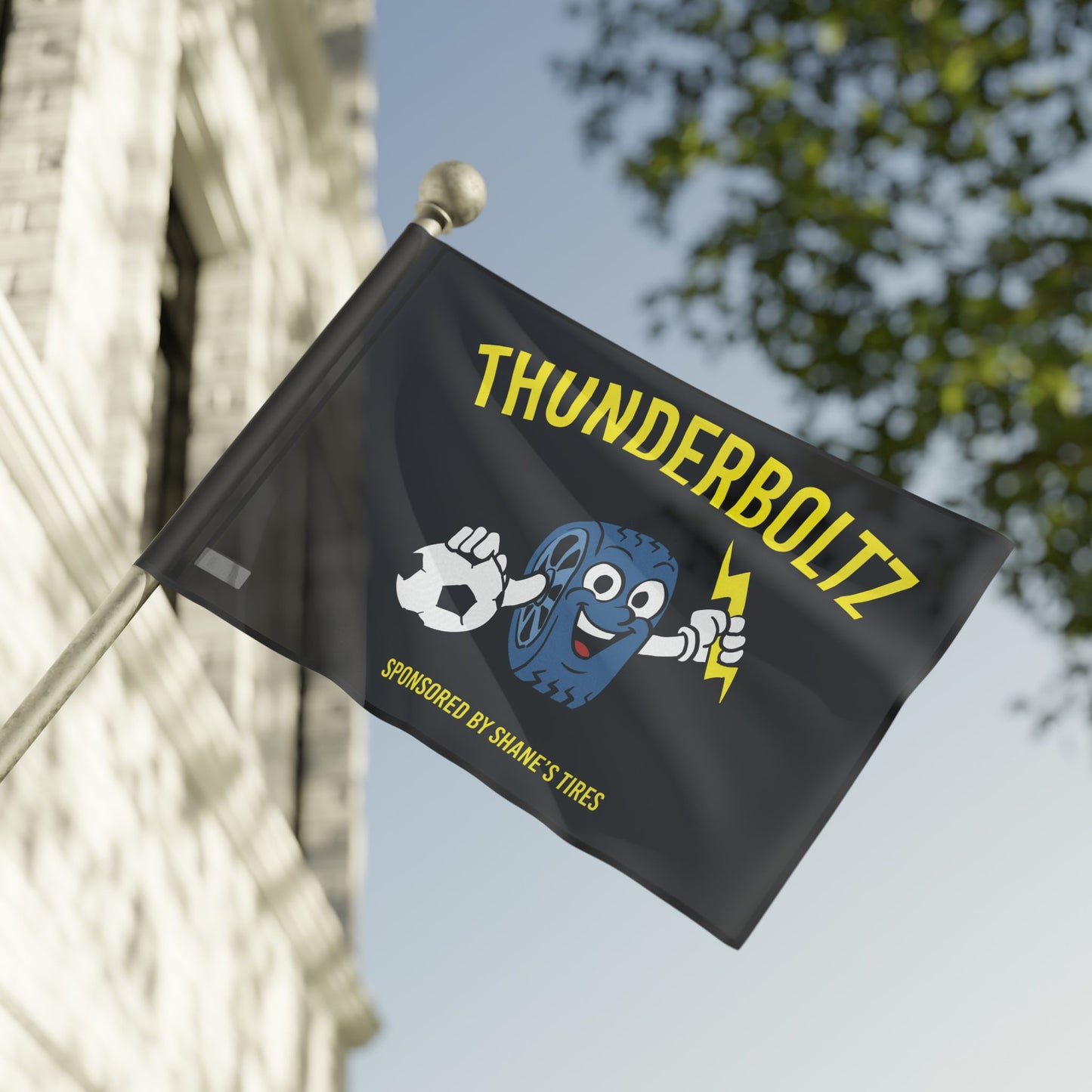 Thunderboltz Soccer Target Flag