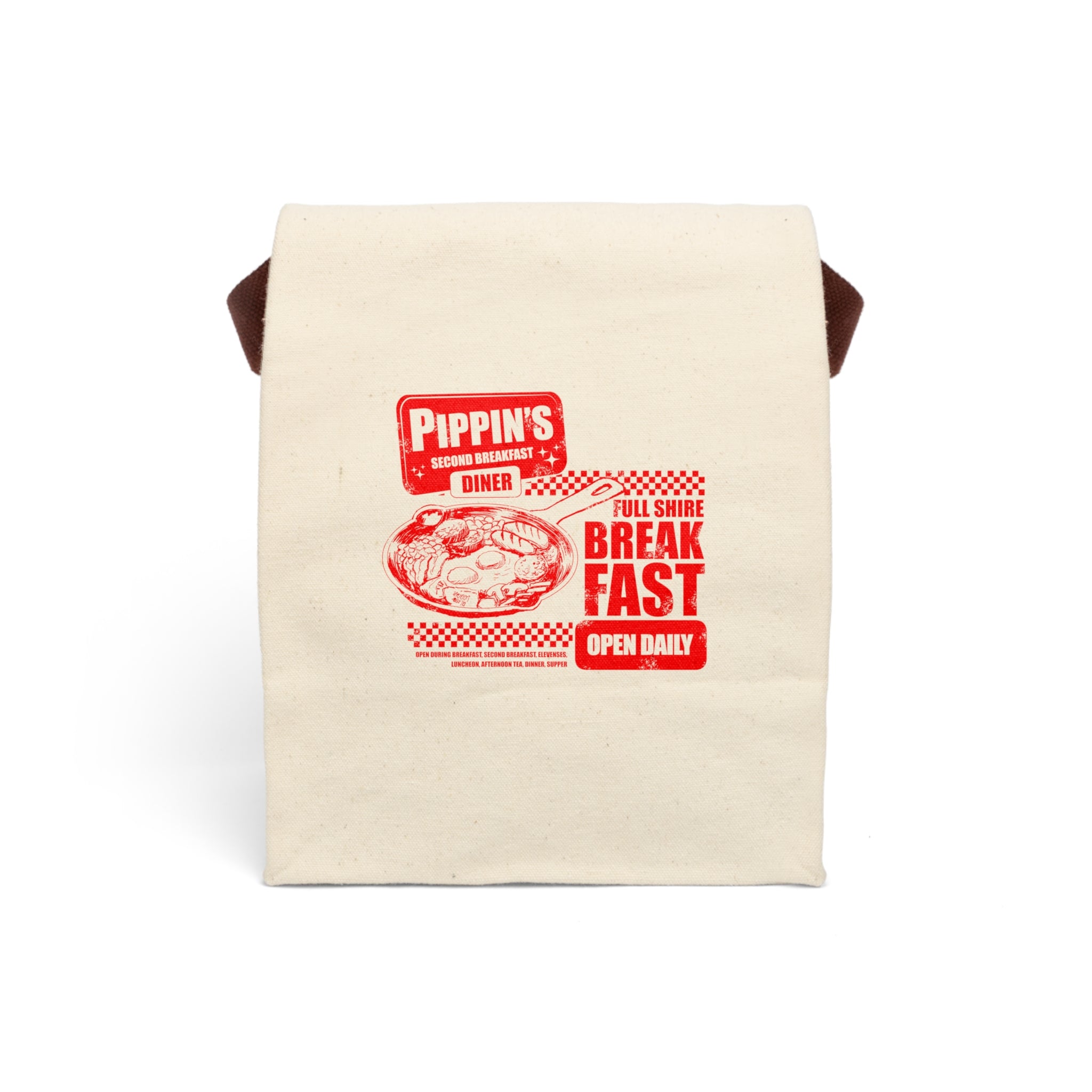 Full Breakfast Canvas Lunch Bag