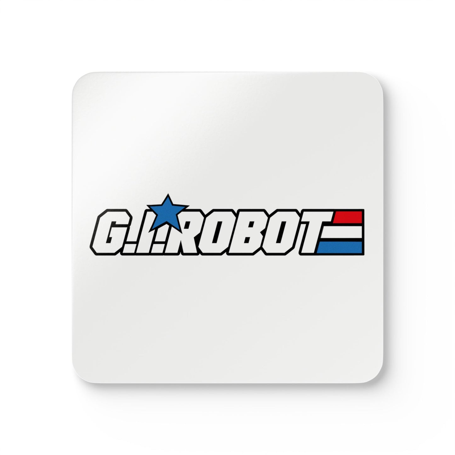 Robot Soldier Corkwood Coaster Set