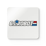 Robot Soldier Corkwood Coaster Set