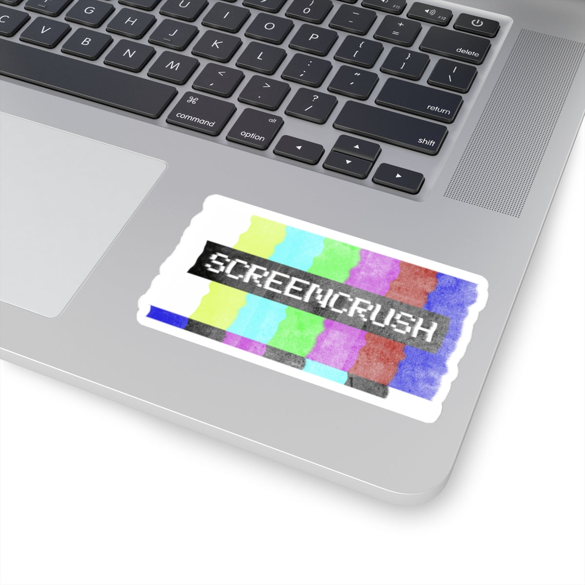Screencrush Color Bars Kiss Cut Stickers