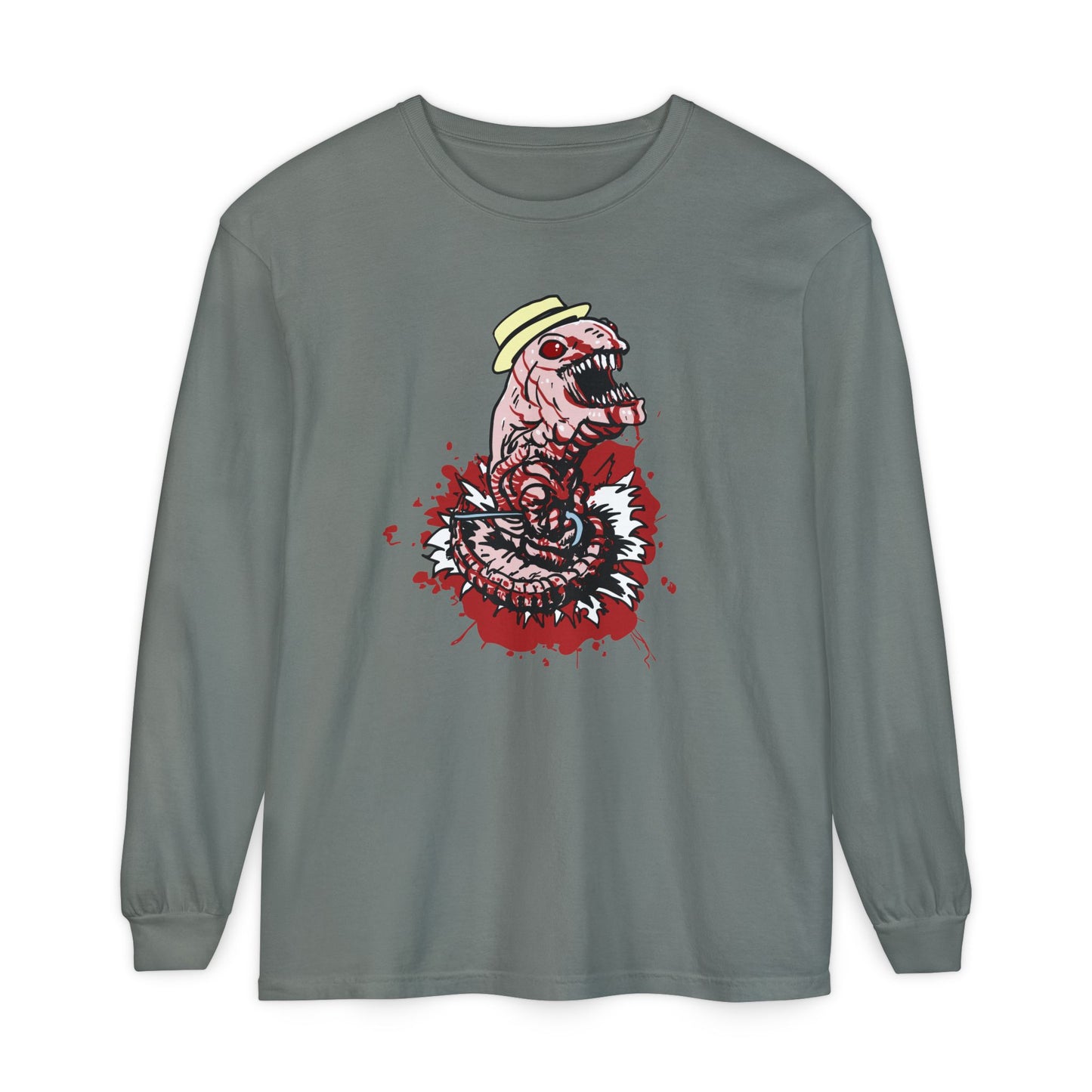 Jazzy Chest Burst Long Sleeve T-Shirt