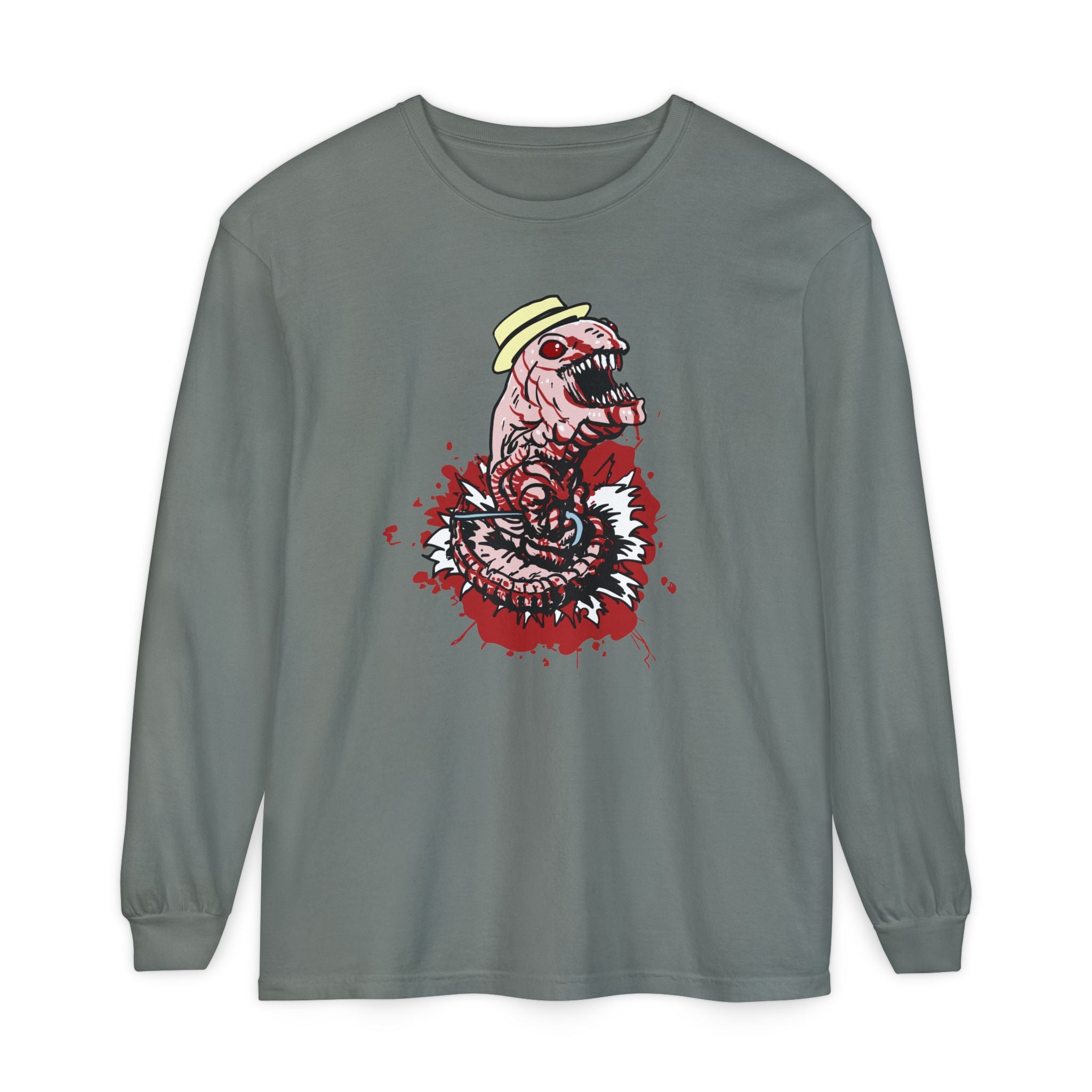 Jazzy Chest Burst Long Sleeve T-Shirt