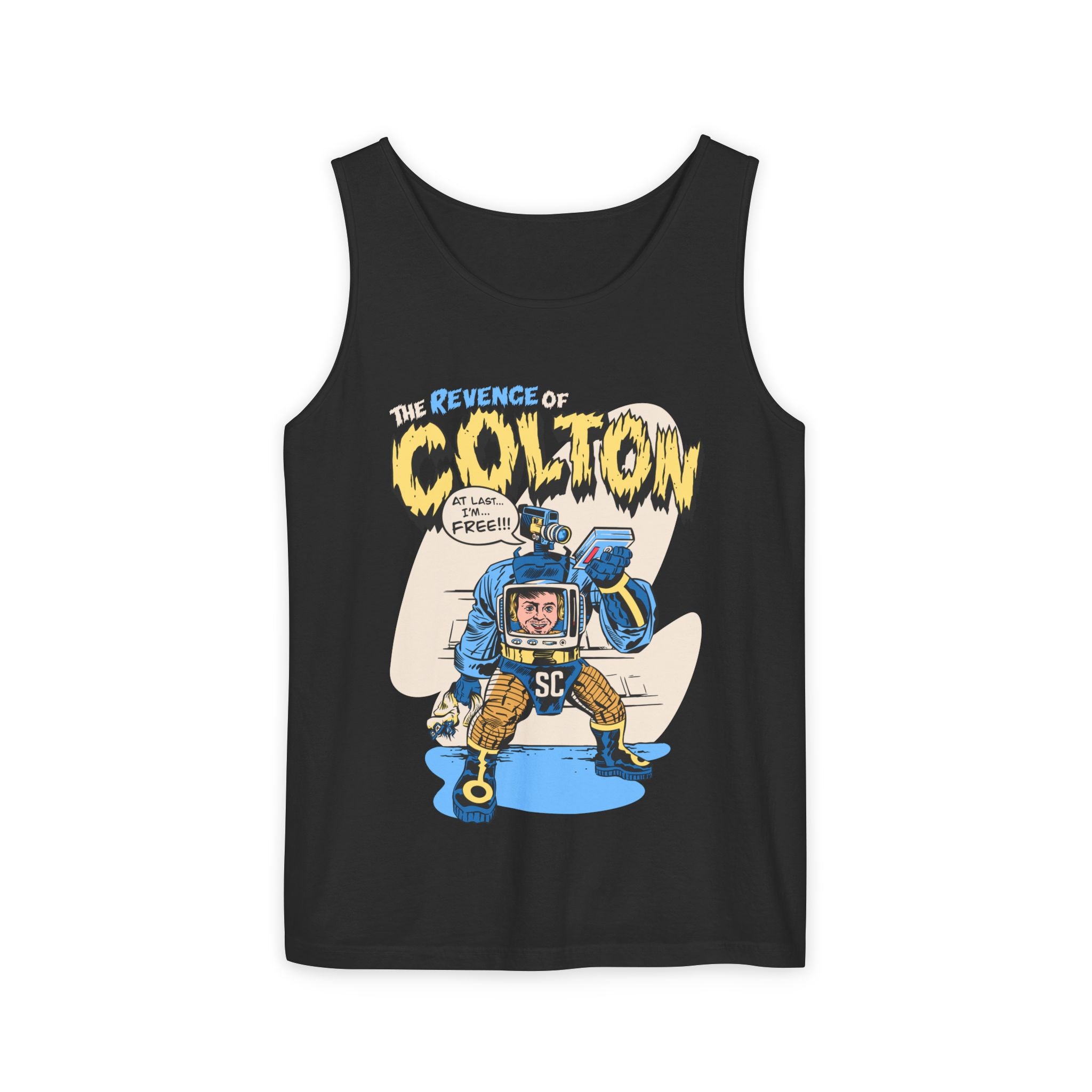 Colton in the TV Tank Top