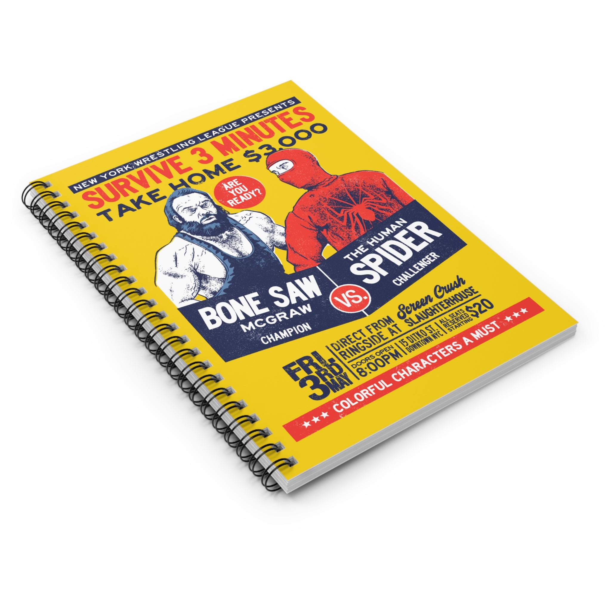 Bone Saw: Spiral Notebook - Ruled Line
