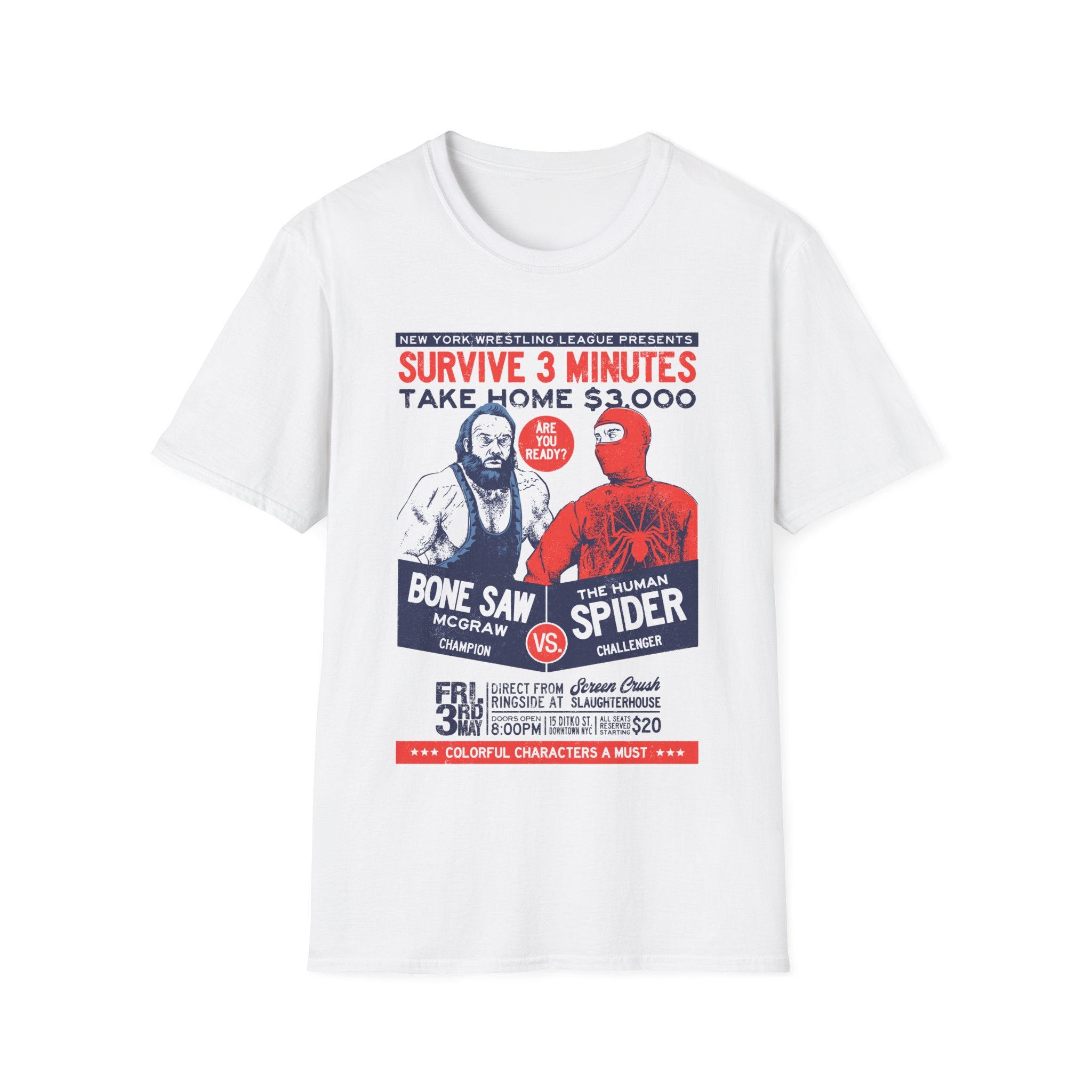 Bone Saw Wrestling T-Shirt