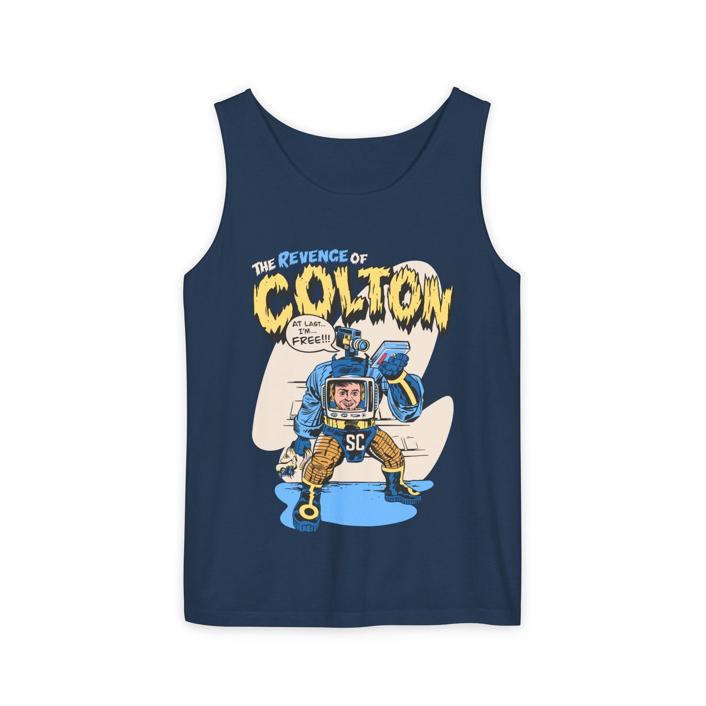Colton in the TV Tank Top