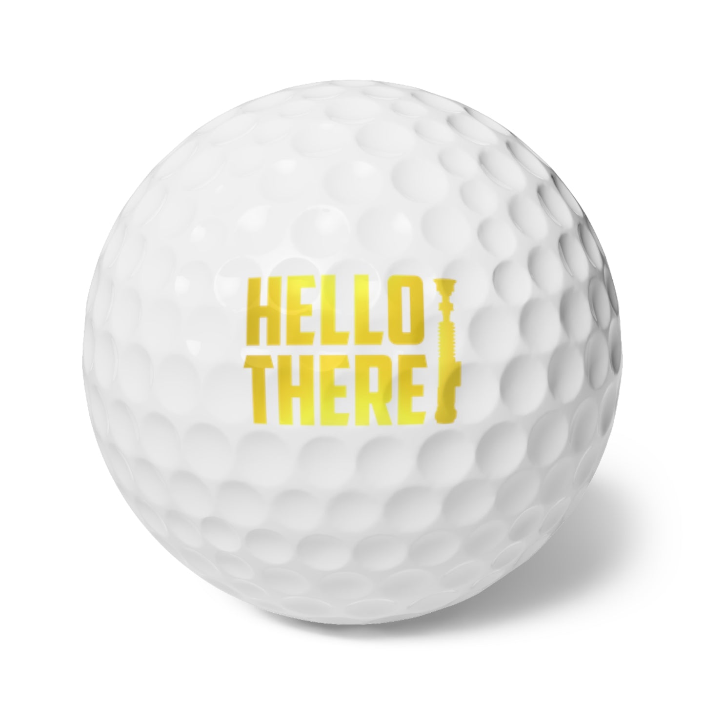 Hello There Golf Balls, 6pcs