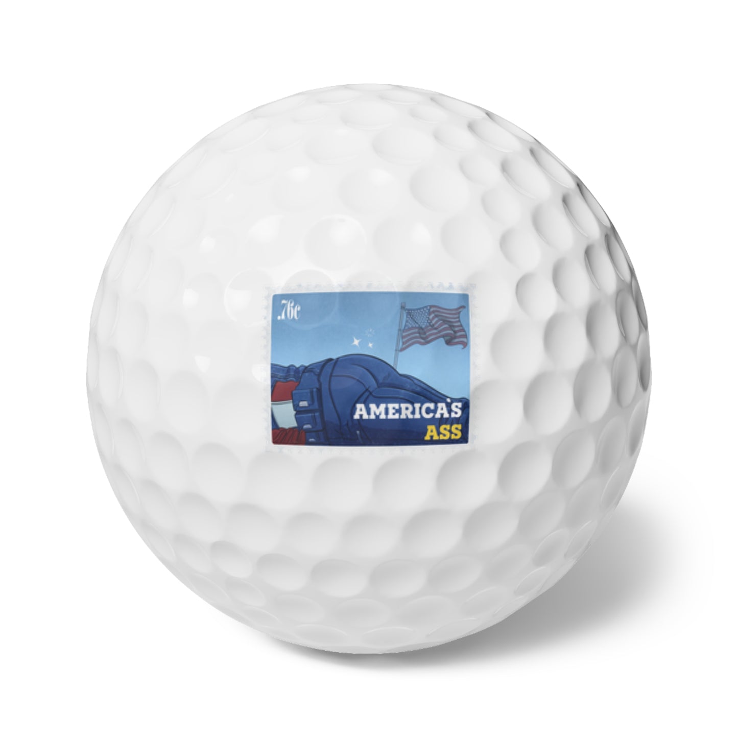 AA Stamp Golf Balls, 6pcs