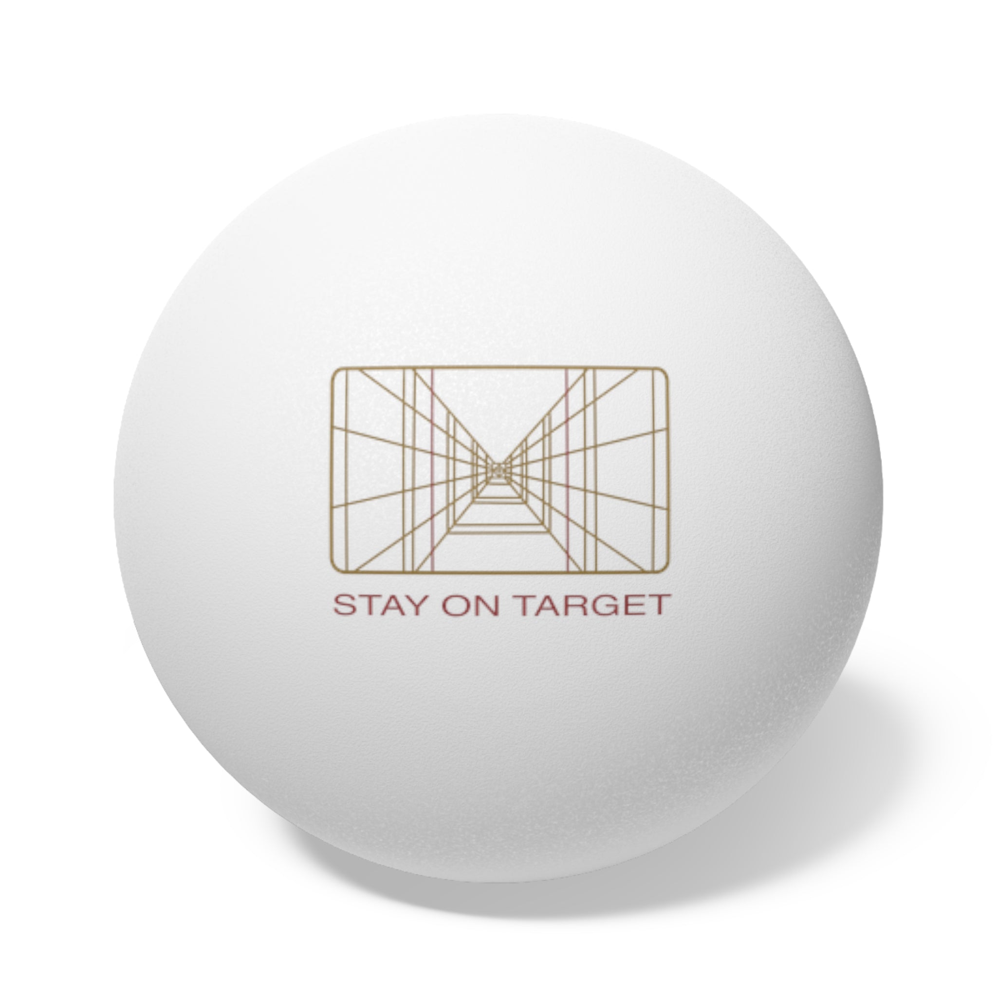 Stay on Target Ping Pong Balls, 6 pcs