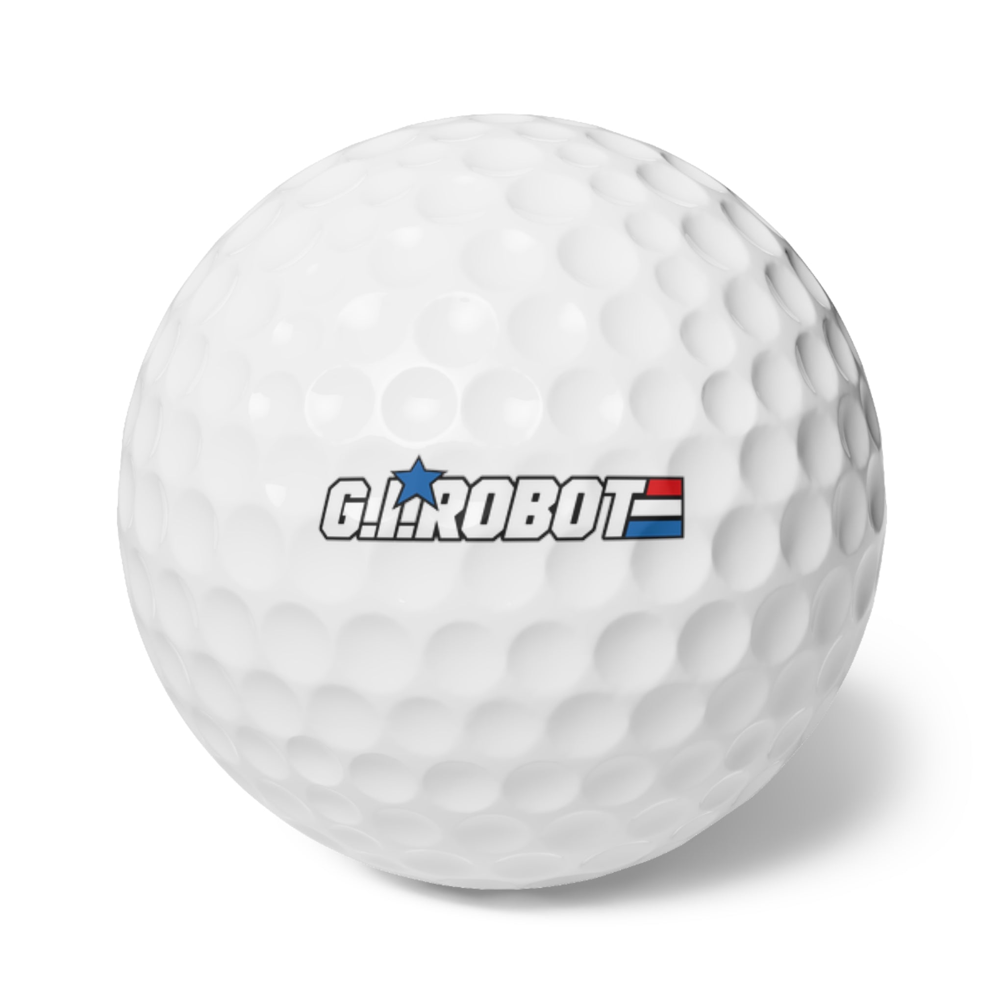 Robot Soldier Golf Balls, 6pcs