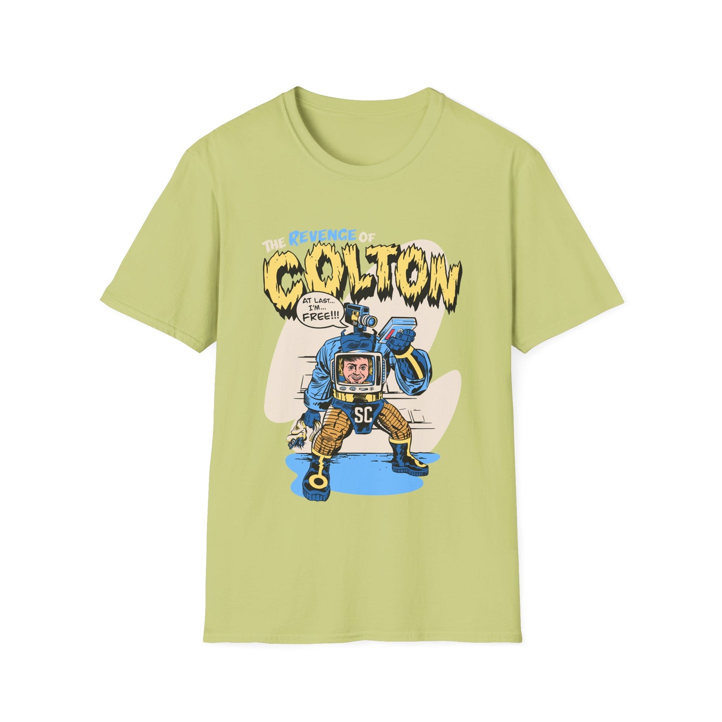 Colton in the TV T-Shirt