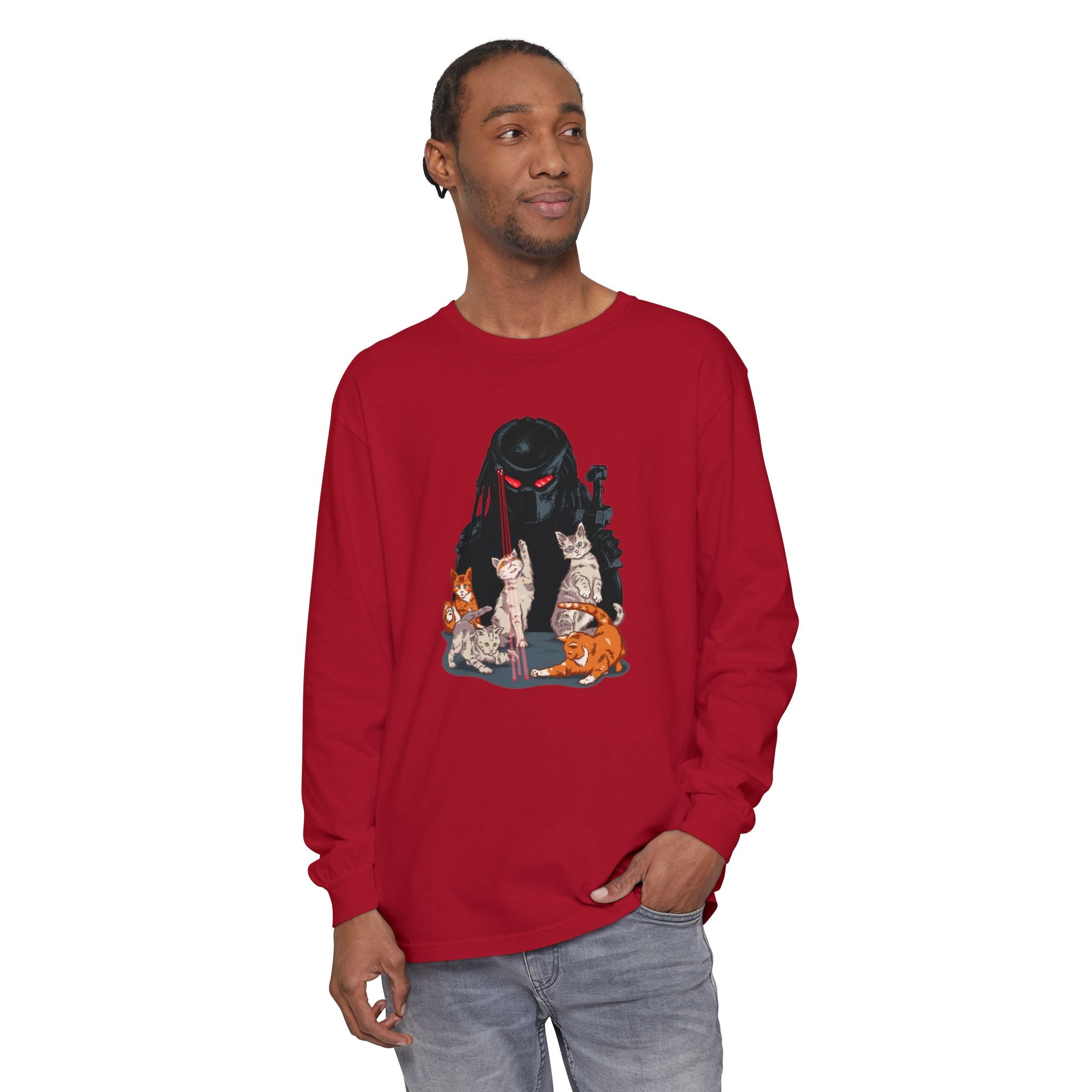 Laser Cat Long Sleeve T-Shirt – ScreenCrush