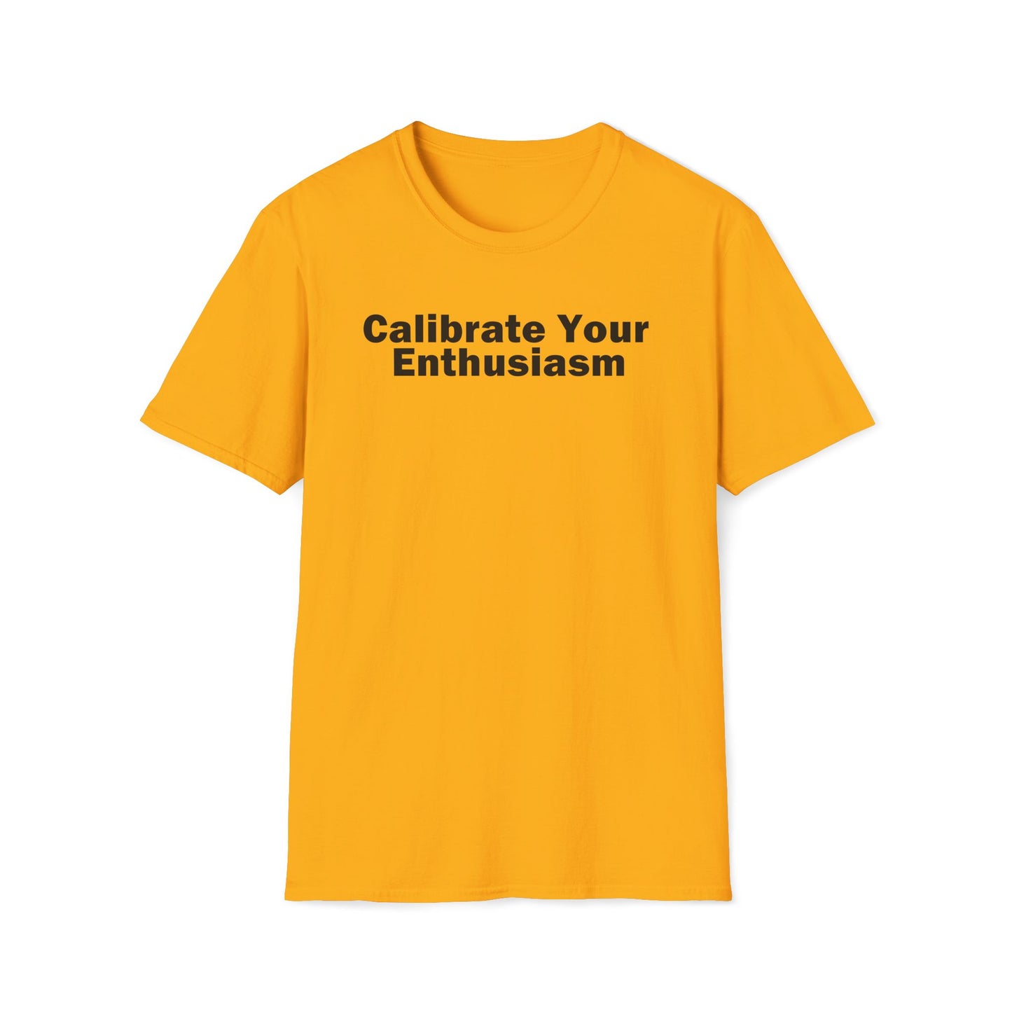 Calibrate Your Enthusiasm T-Shirt