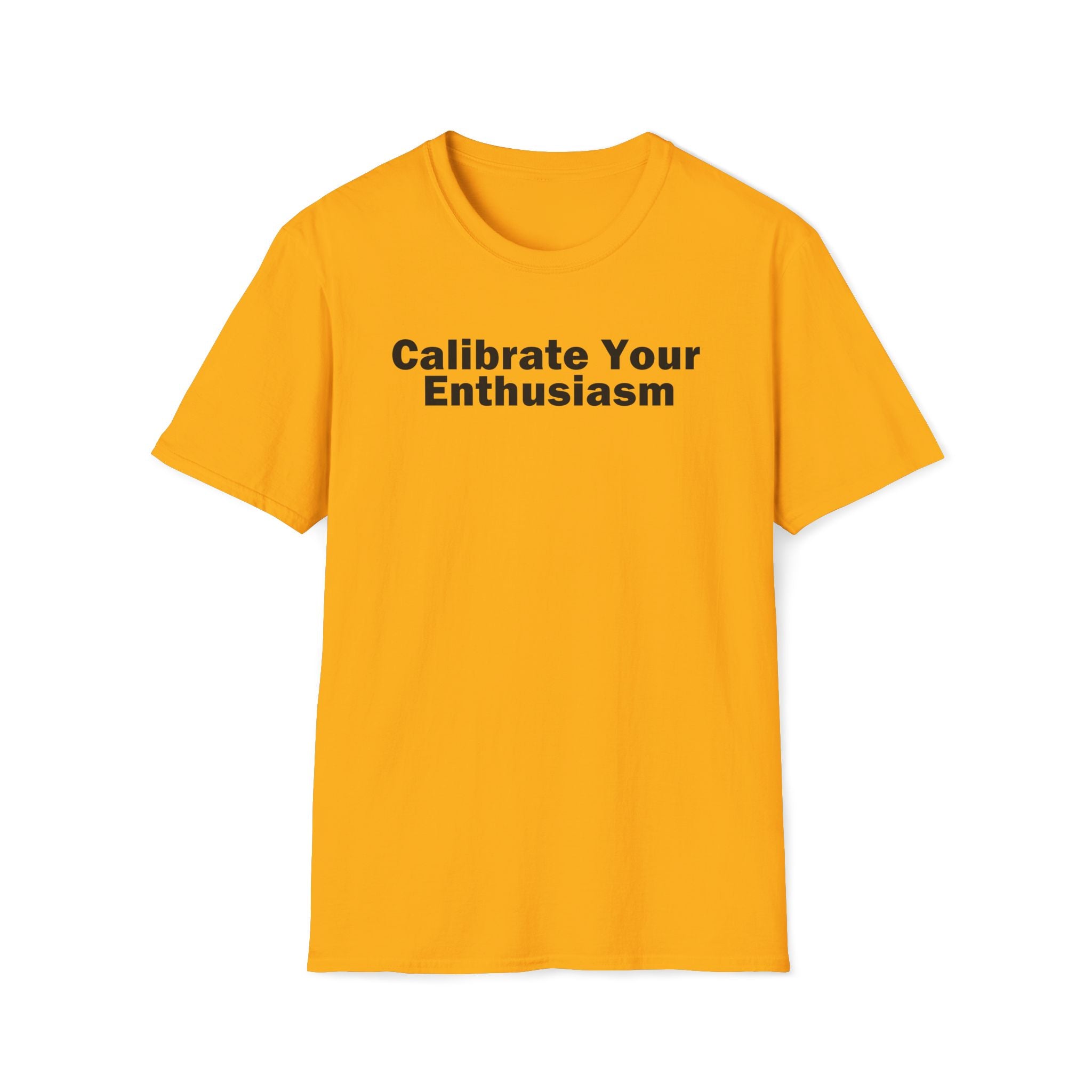 Calibrate Your Enthusiasm T-Shirt
