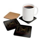 Stay on Target Corkwood Coaster Set