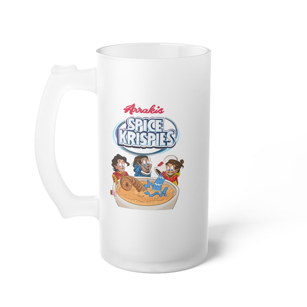 Spice Krispies Frosted Glass Stein