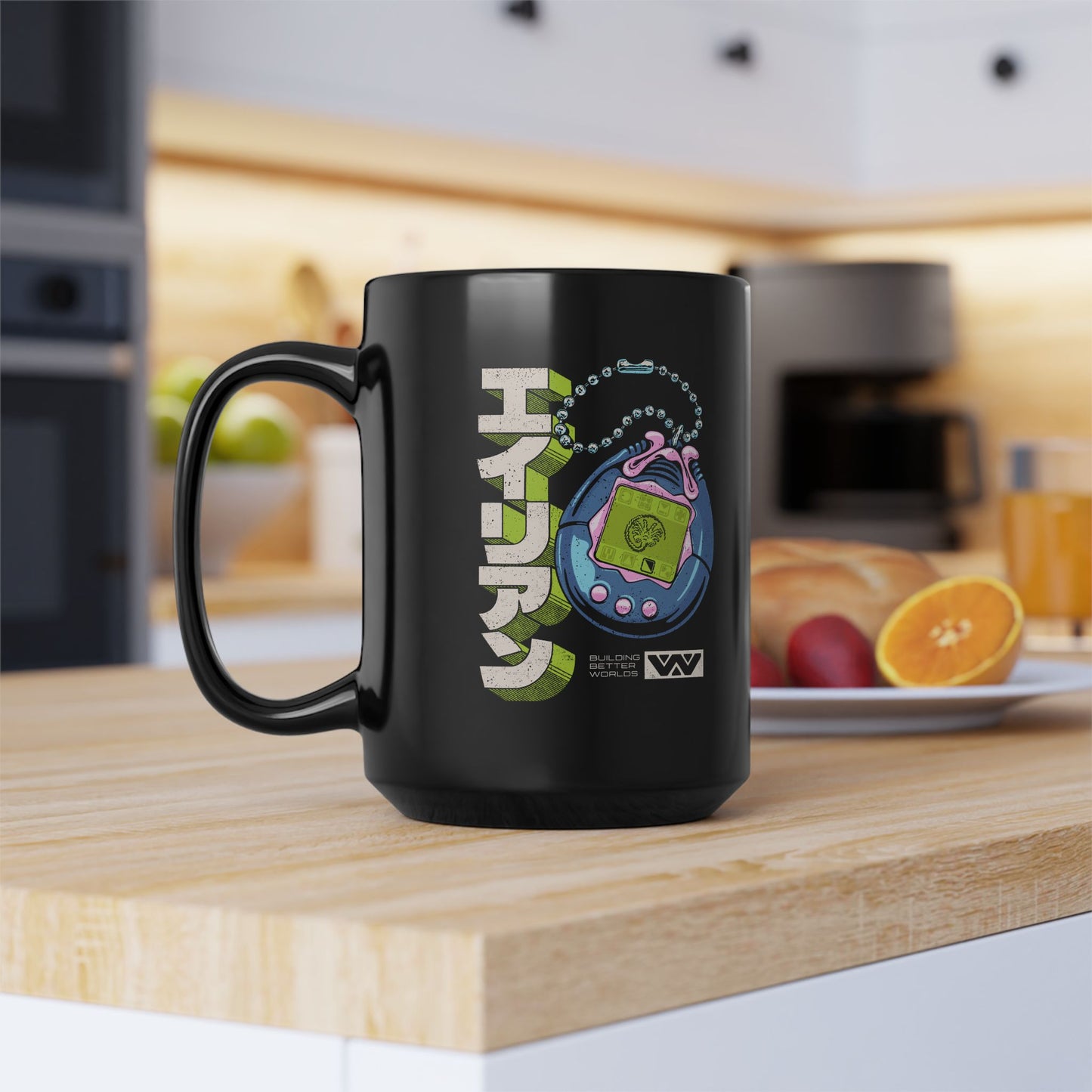 Alien Tamagotchi Mug