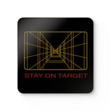 Stay on Target Corkwood Coaster Set
