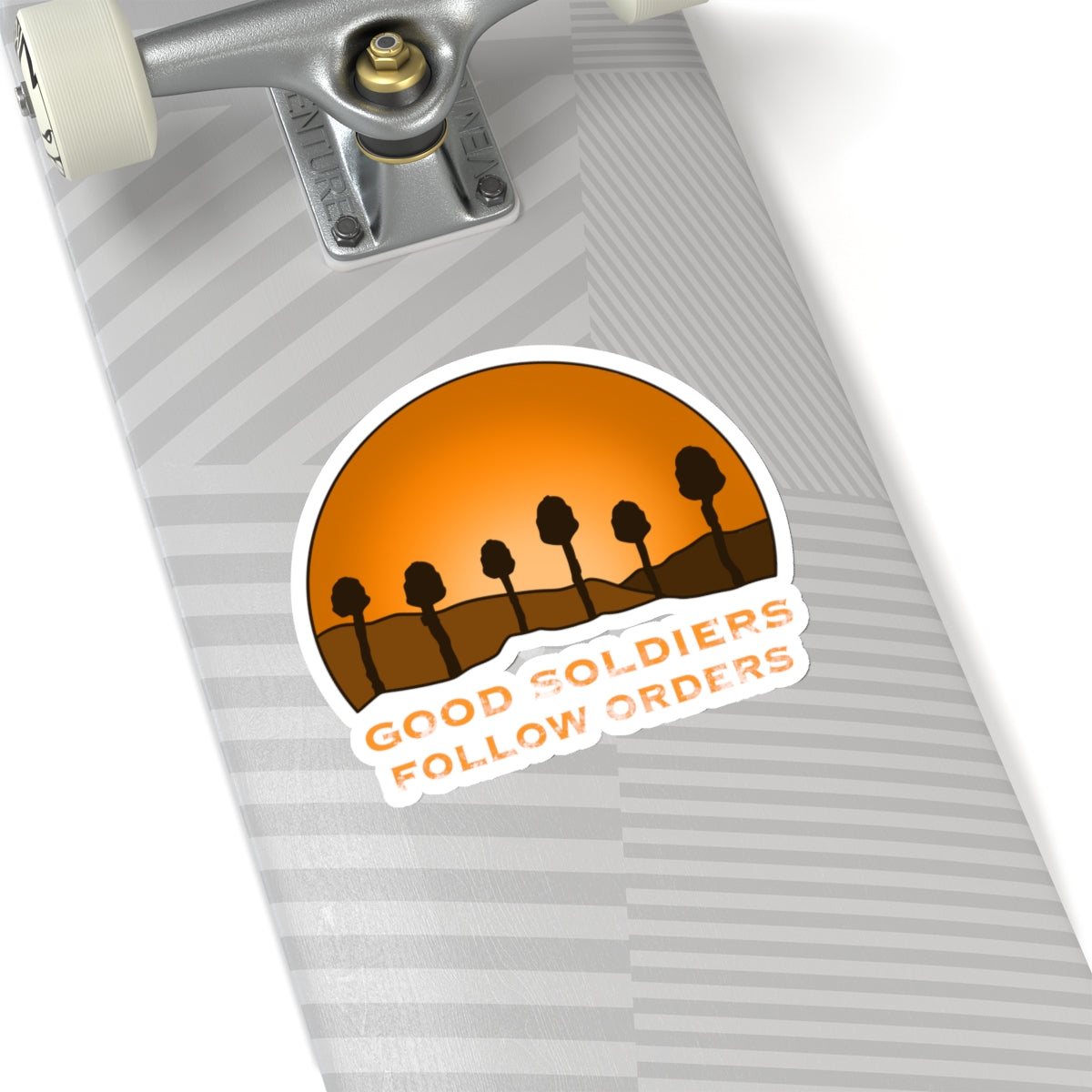 Good Soldiers Kiss Cut Stickers