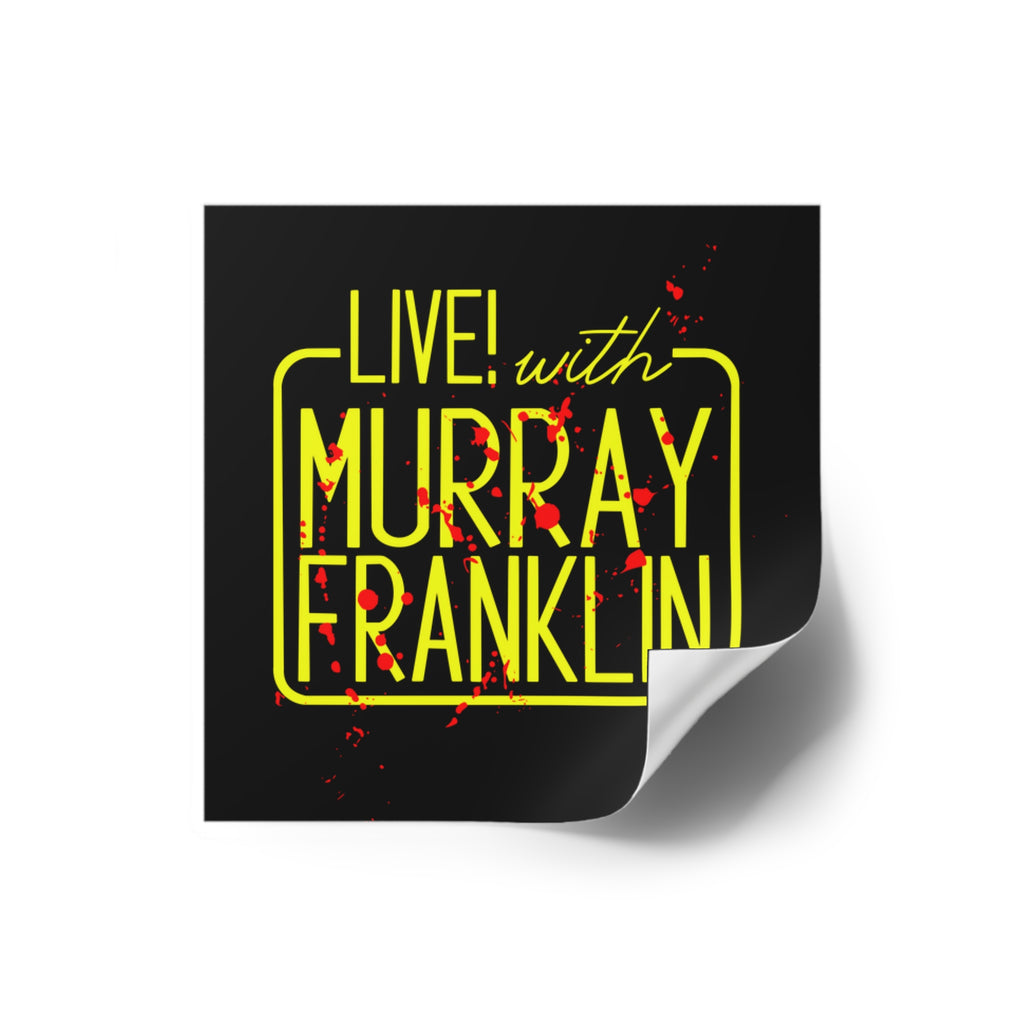 Live! with Murray Vinyl Stickers