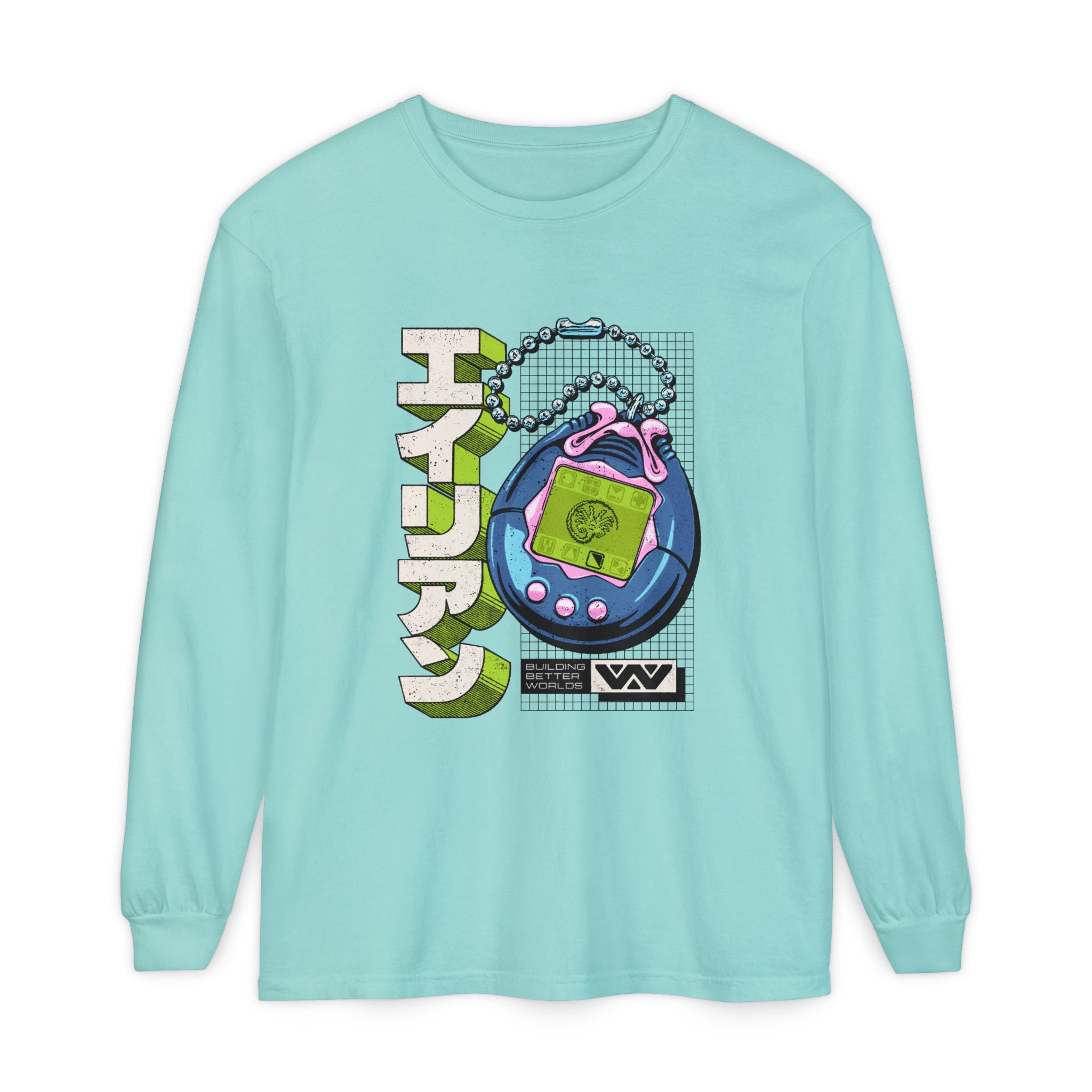 Alien Tamagotchi Long Sleeve T-Shirt