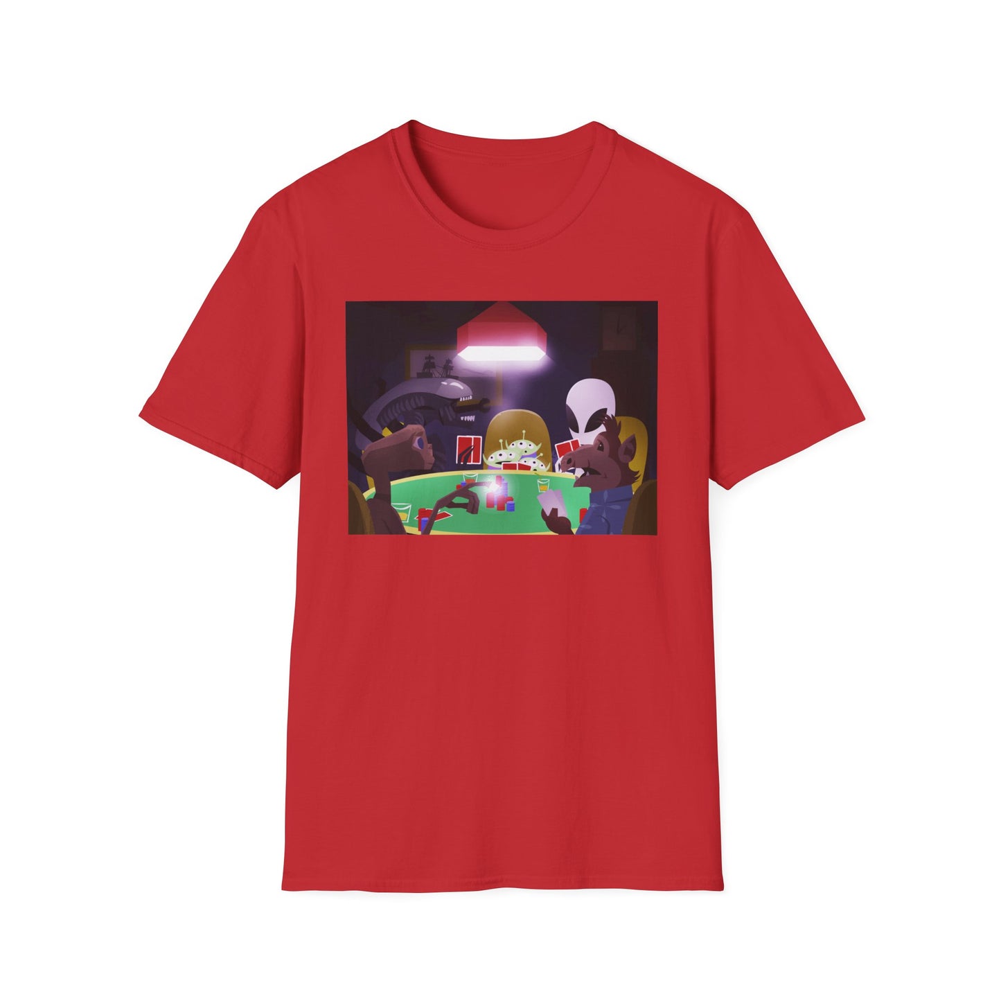 Aliens Playing Poker T-Shirt
