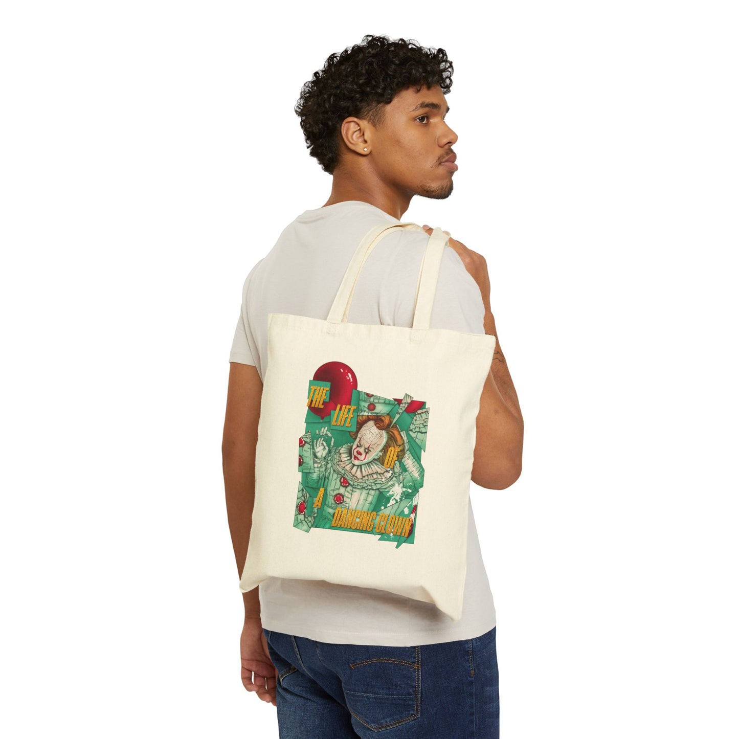 The Life of a Dancing Clown Tote Bag
