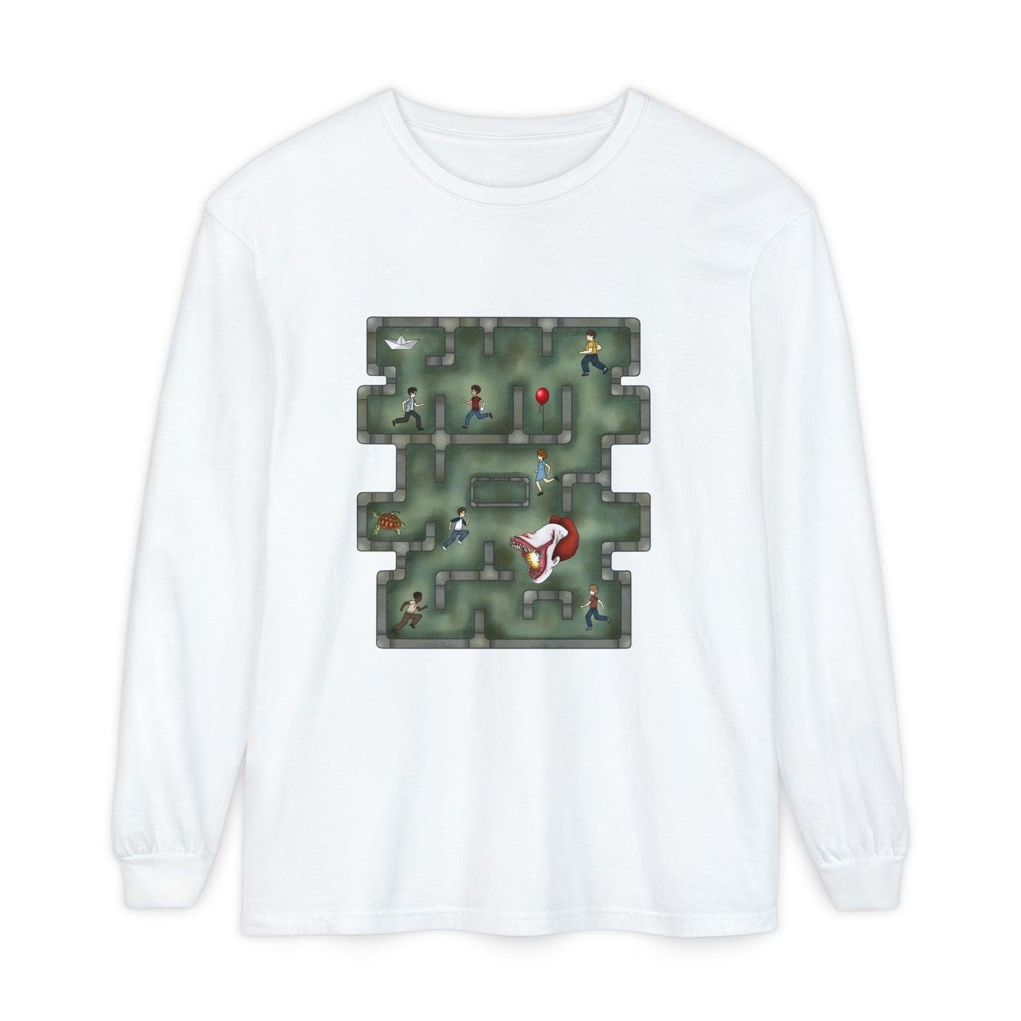 Derry Sewer Maze Long Sleeve T-Shirt