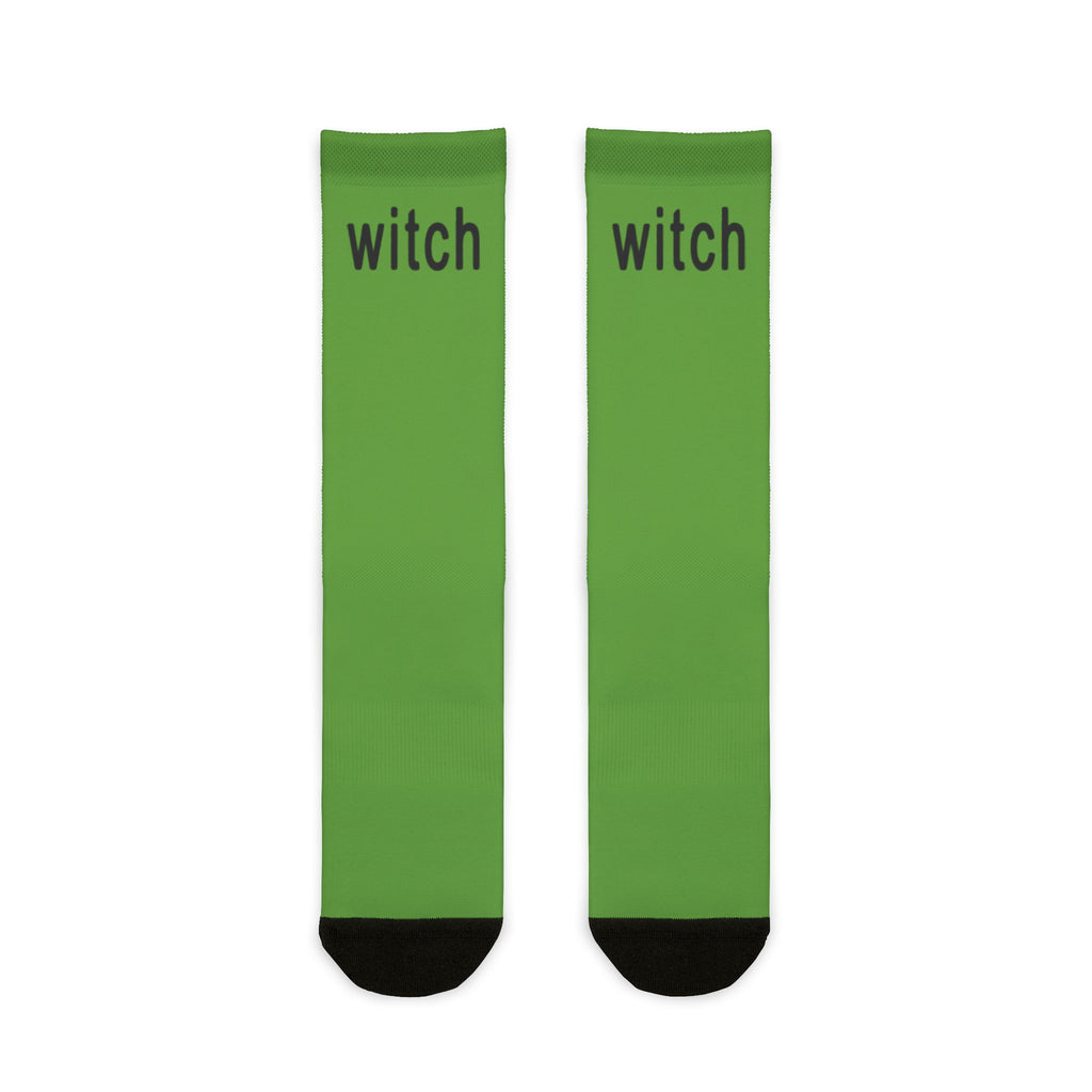 Witch Graphic Crew Socks