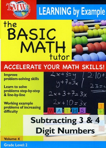 BASIC MATH TUTOR SUBTRACTING 3 & 4 DIGIT NUMBERS - Basic Math Tutor Subtracting 3 & 4 Digit Numbers