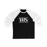 Analog Wealth VHS Black Baseball T-Shirt