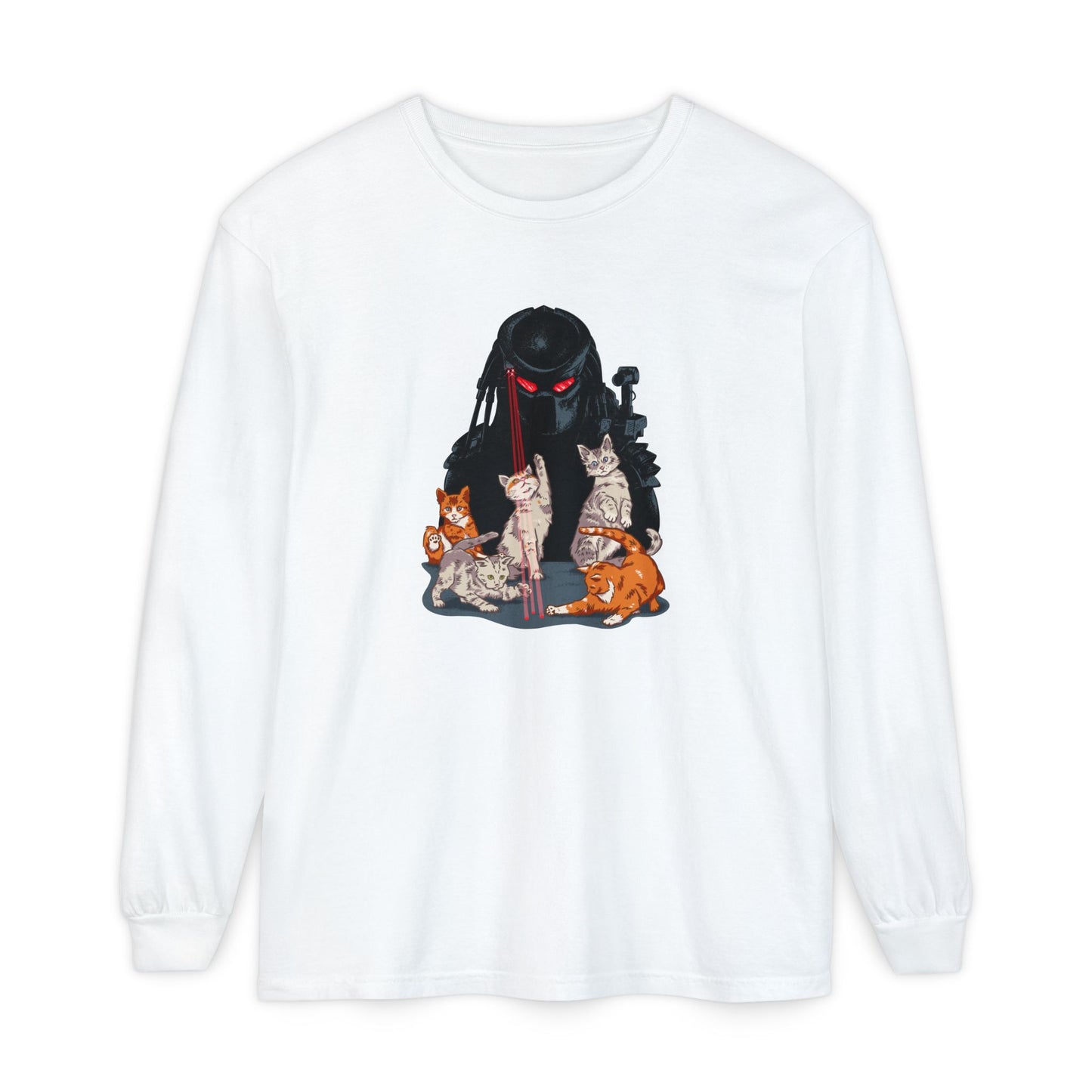 Laser Cat Long Sleeve T-Shirt