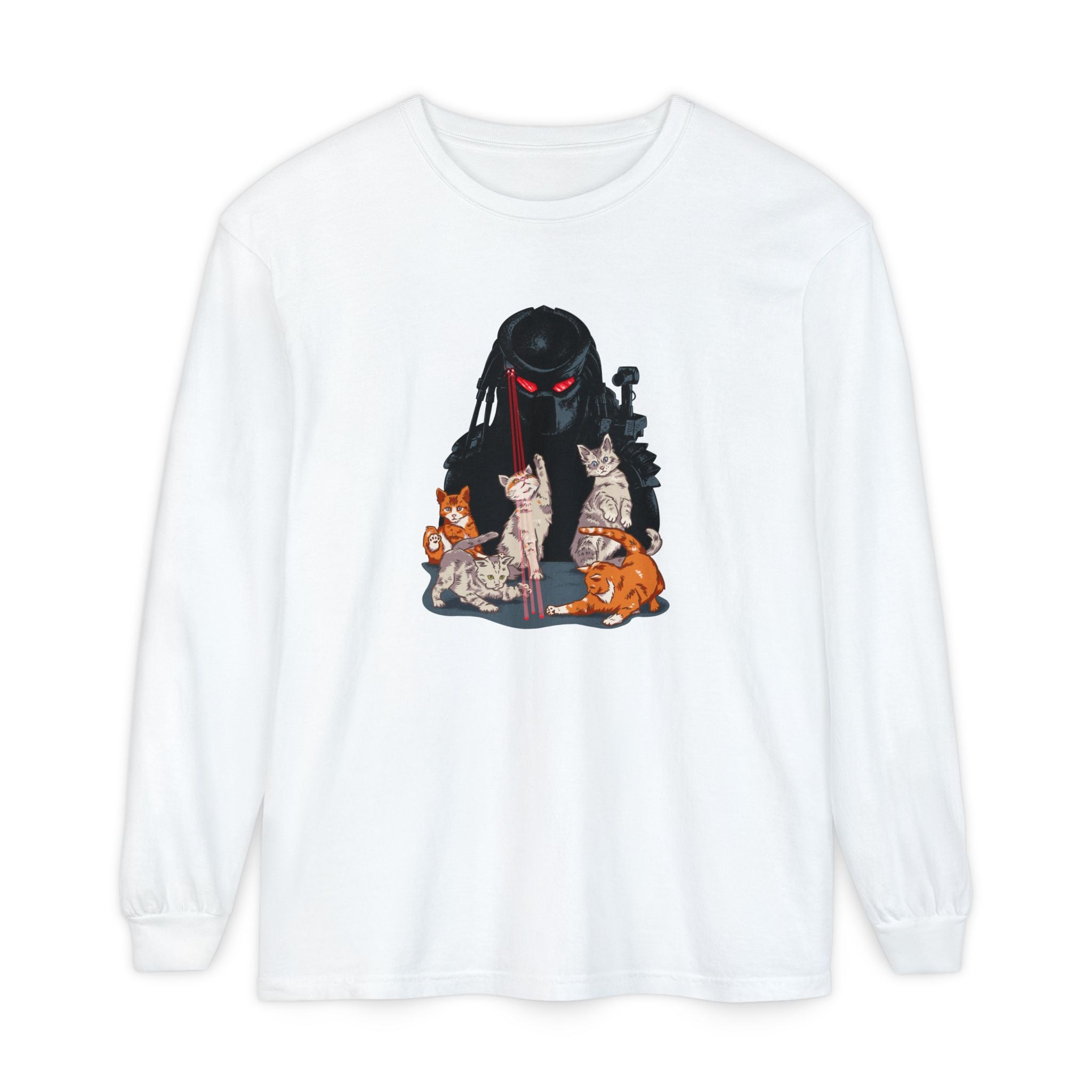 Laser Cat Long Sleeve T-Shirt