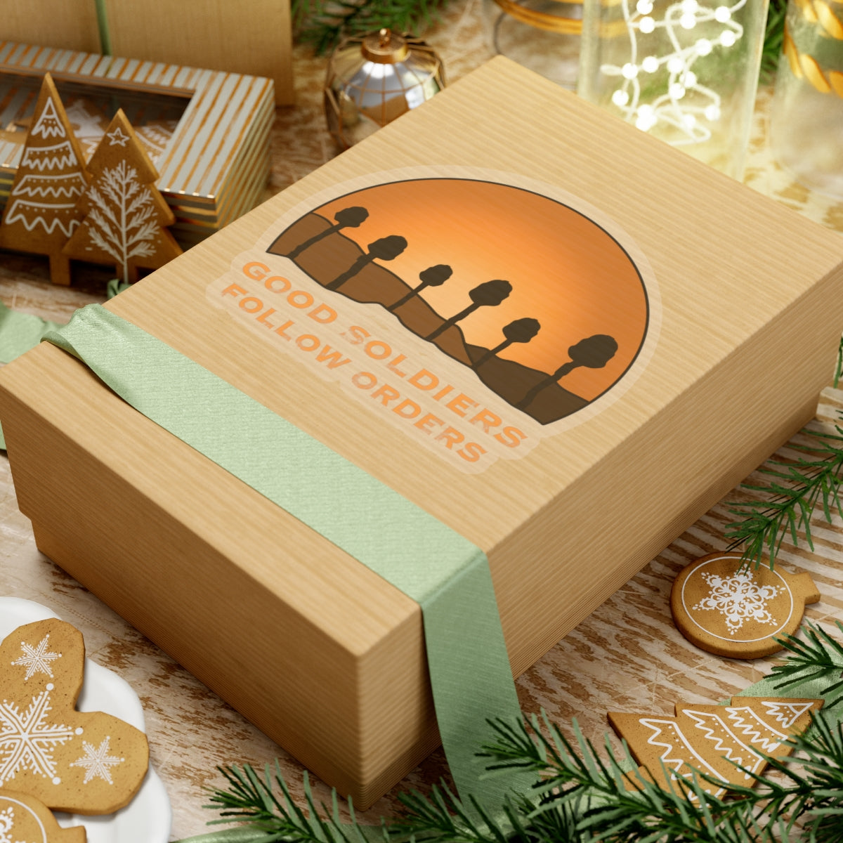 Good Soldiers Kiss Cut Stickers